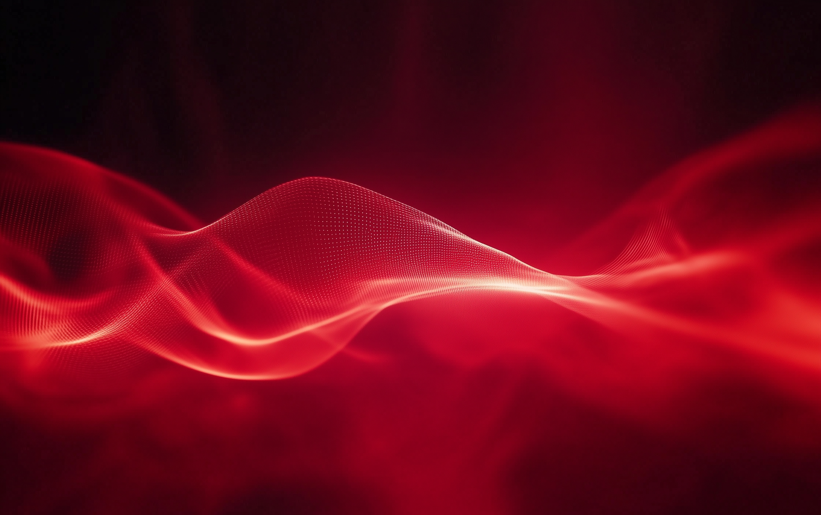 定设网-红色波浪线质感背景