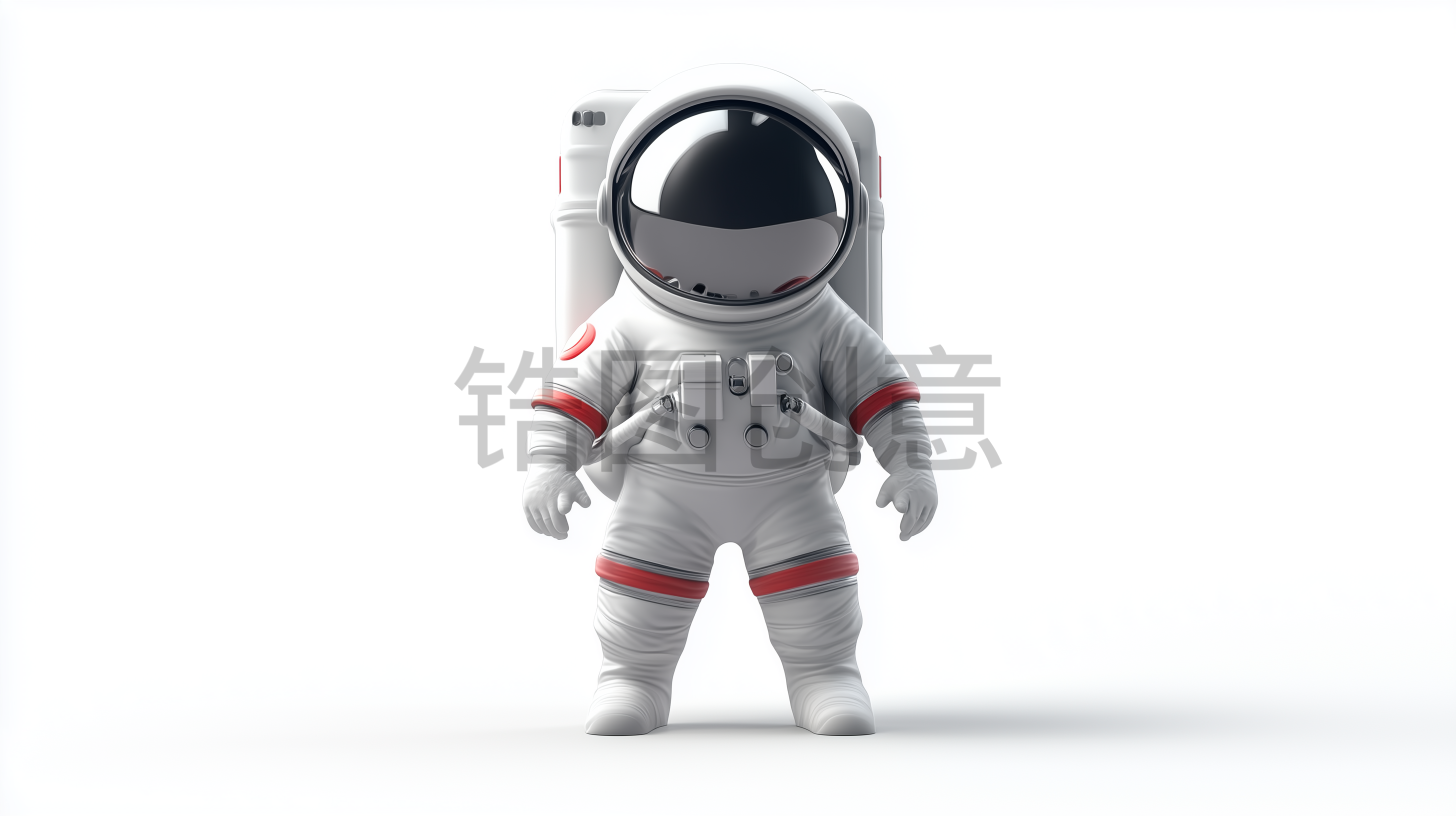 定设网-3d卡通宇航员太空员人物元素