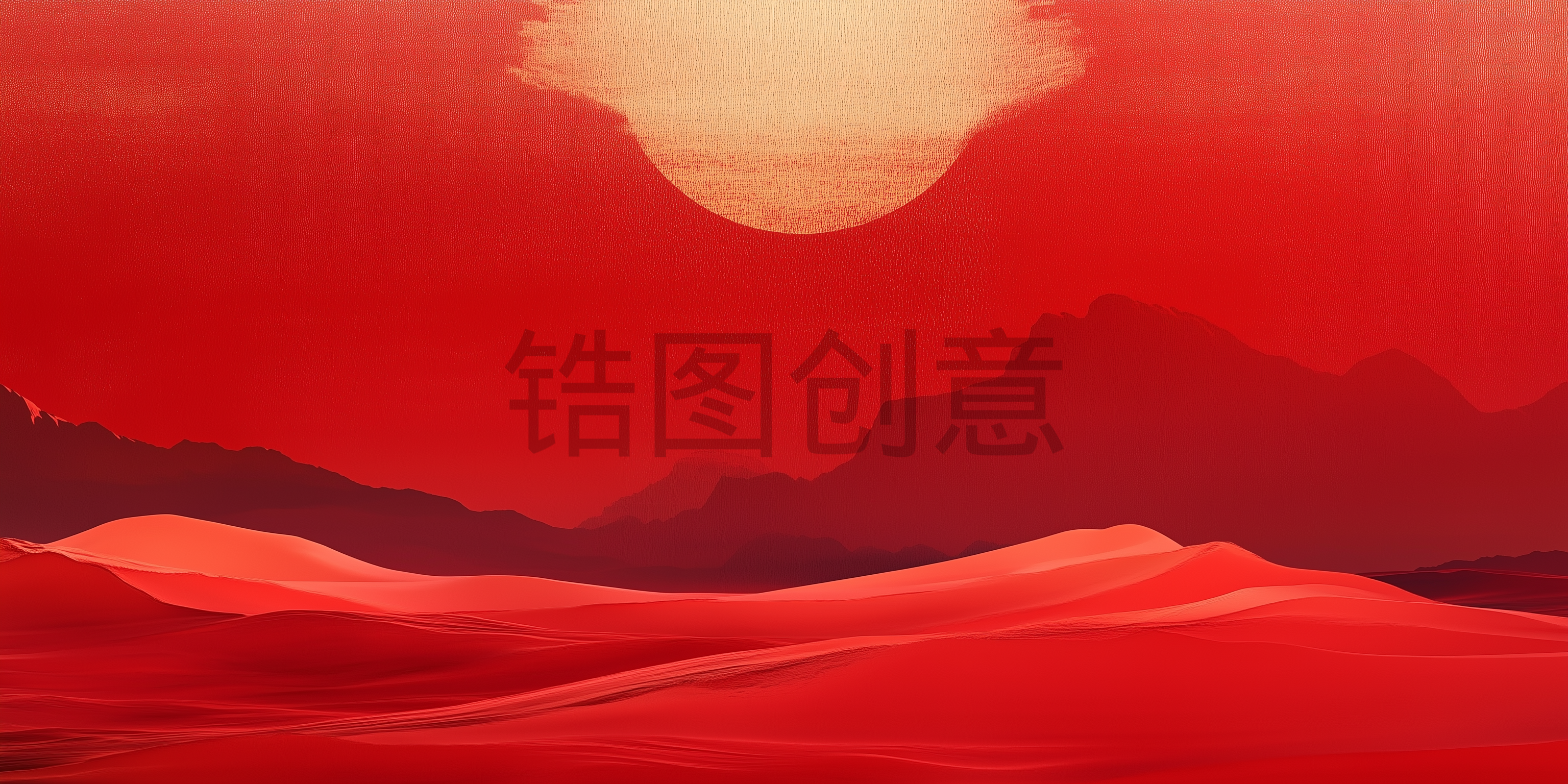 定设网-红色质感线条纹理背景