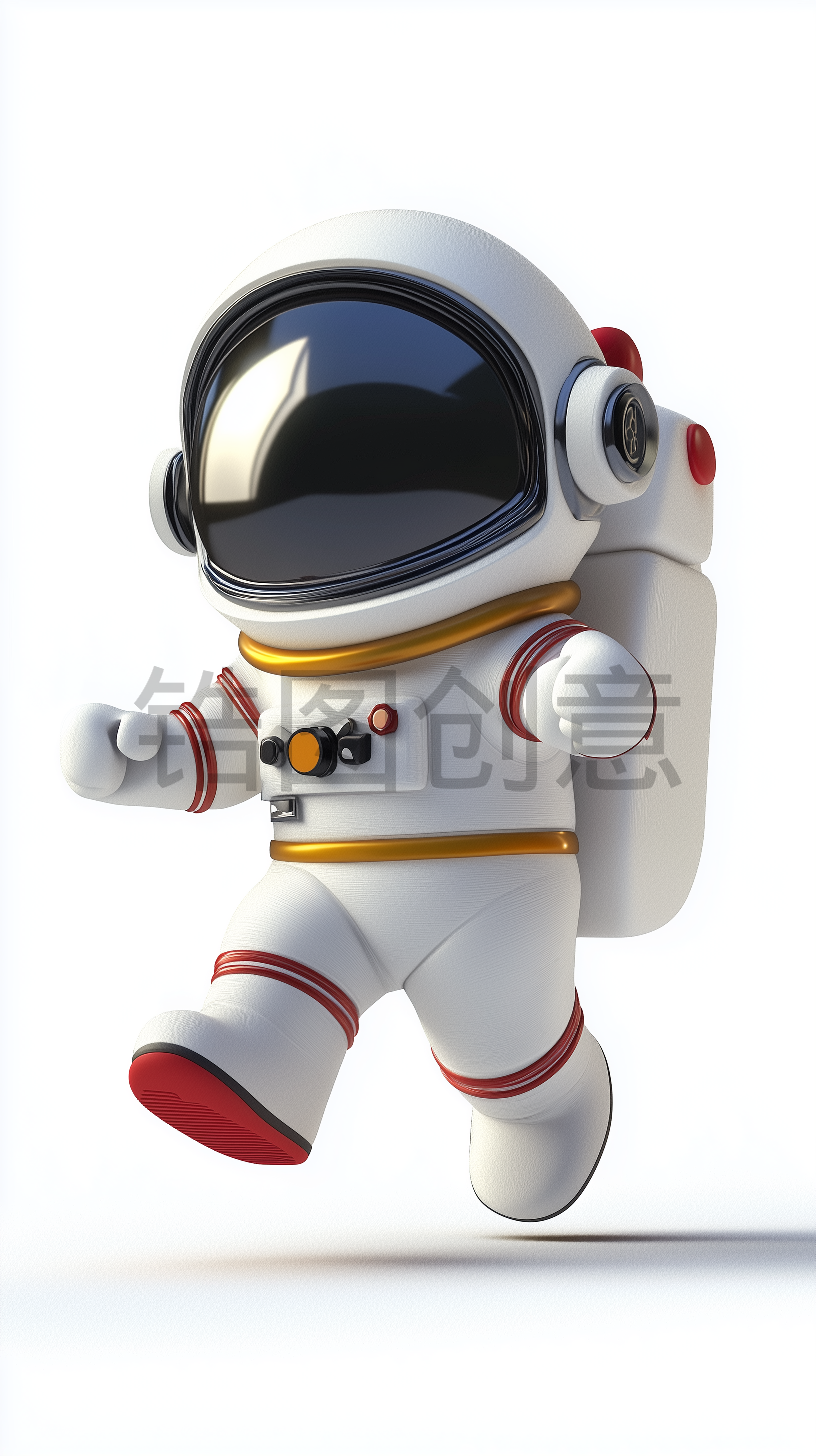 定设网-3d立体宇航员太空员人物元素