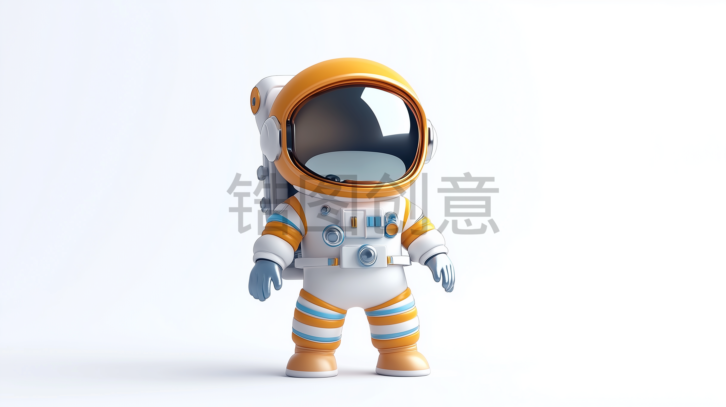 定设网-3d立体宇航员太空员人物元素