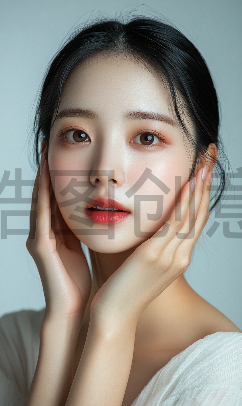 定设网-亚洲化妆美妆彩妆整容美容护肤模特明星肤感质感人物素材