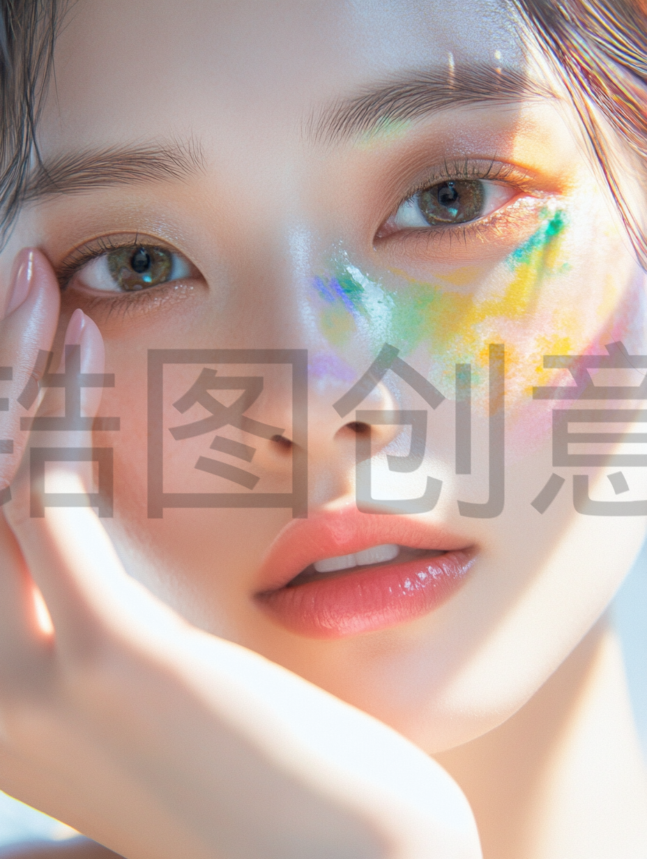 定设网-亚洲模特明星肤感质感人物特写
