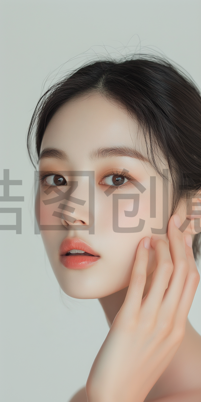 定设网-亚洲化妆美妆彩妆整容美容护肤模特明星肤感质感人物素材