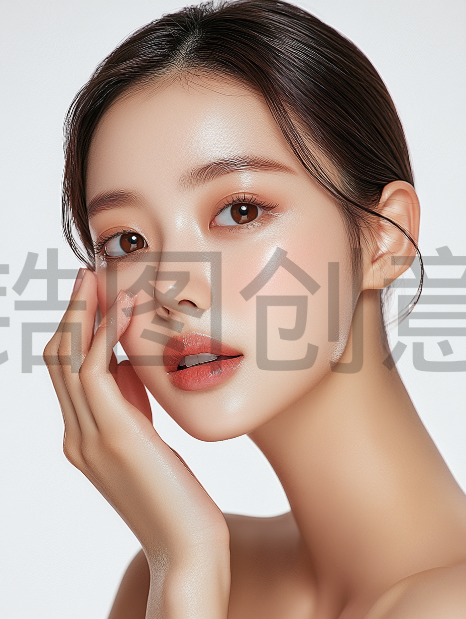 定设网-亚洲化妆美妆彩妆美容护肤模特明星肤感质感人物素材