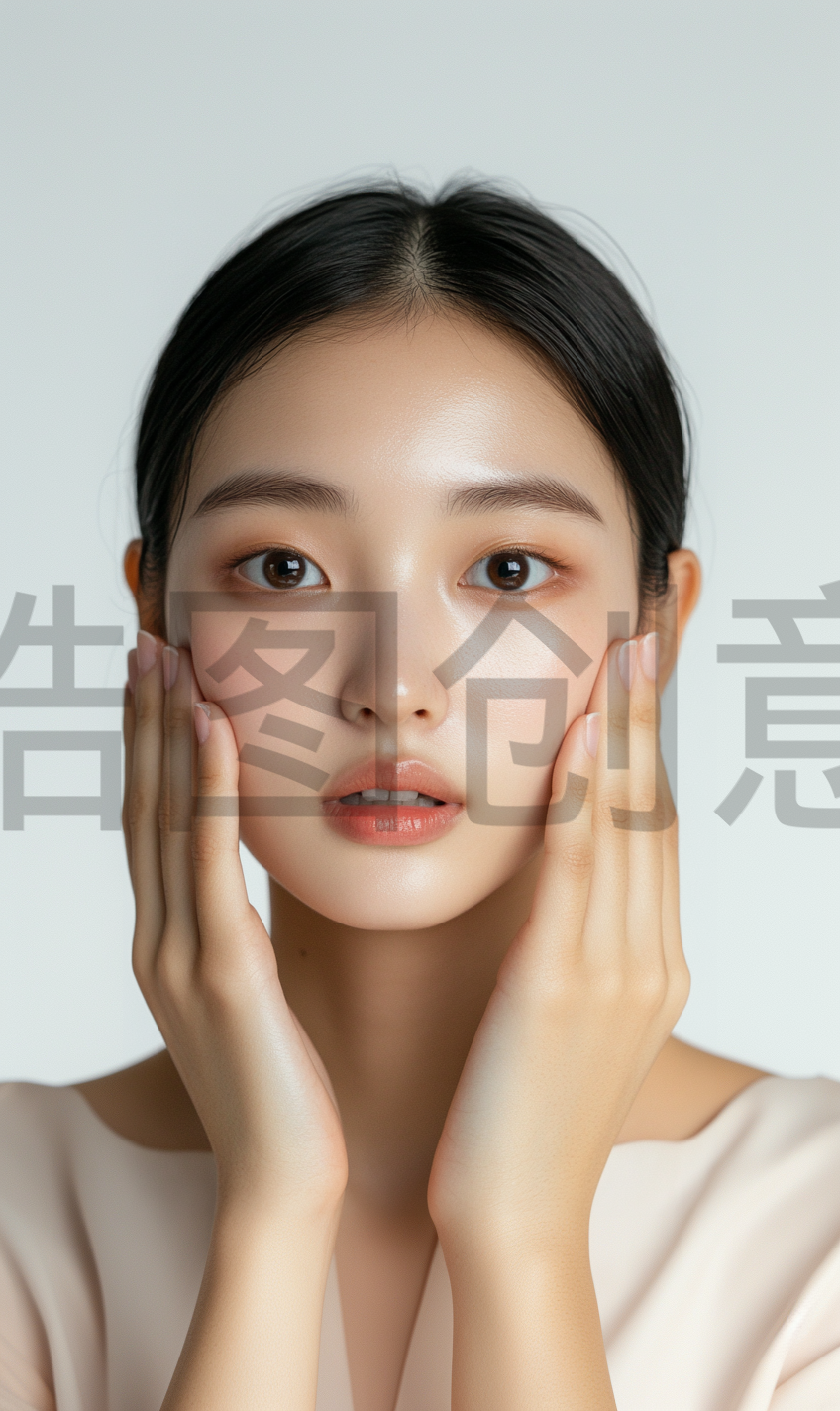 定设网-亚洲化妆美妆彩妆美容护肤模特明星肤感质感人物素材