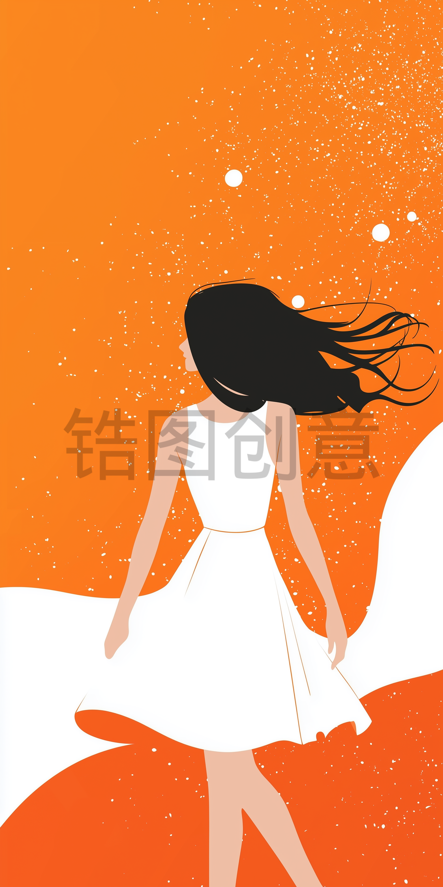 定设网-38妇女节女神节节日唯美浪漫卡通背景png素材