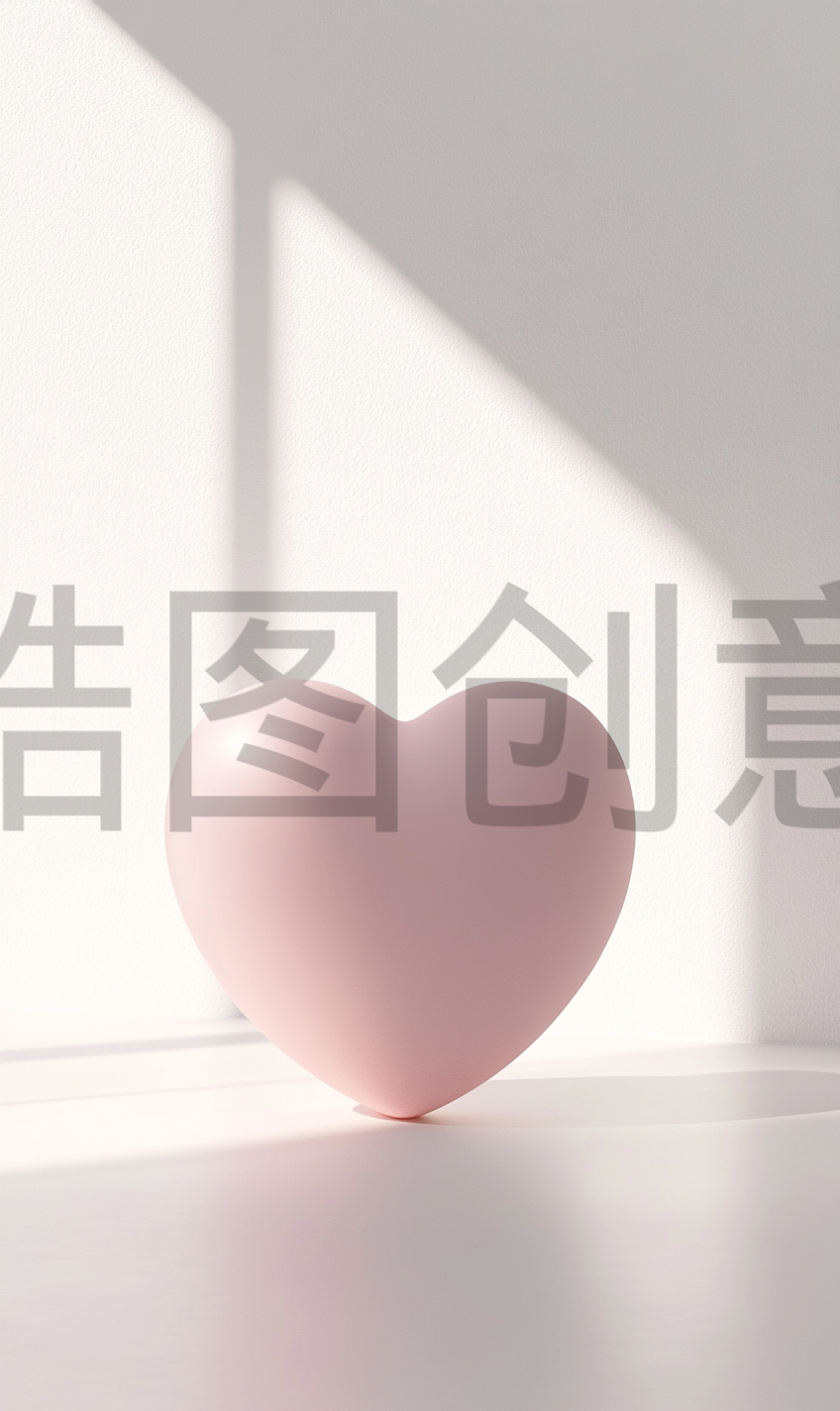 定设网-促销活动3d立体爱心礼物礼盒简约背景