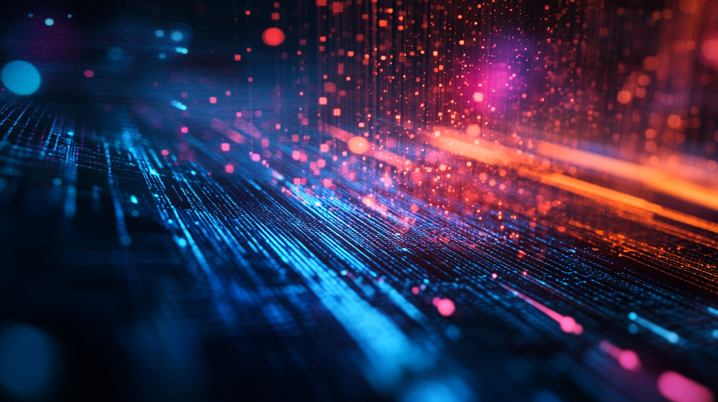 定设网-科技风系列科技感数据曲线光线通用背景素材