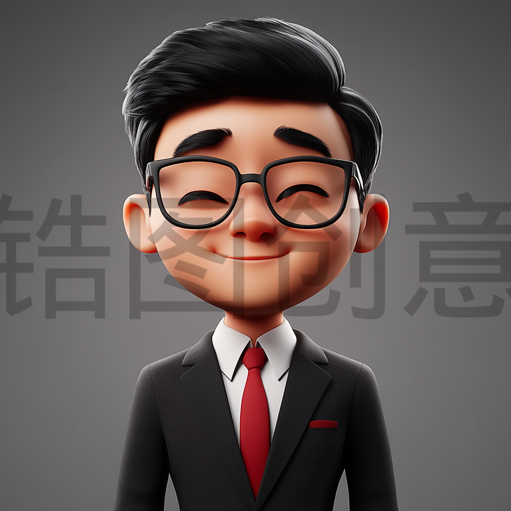 定设网-3d立体白领职场卡通人物元素