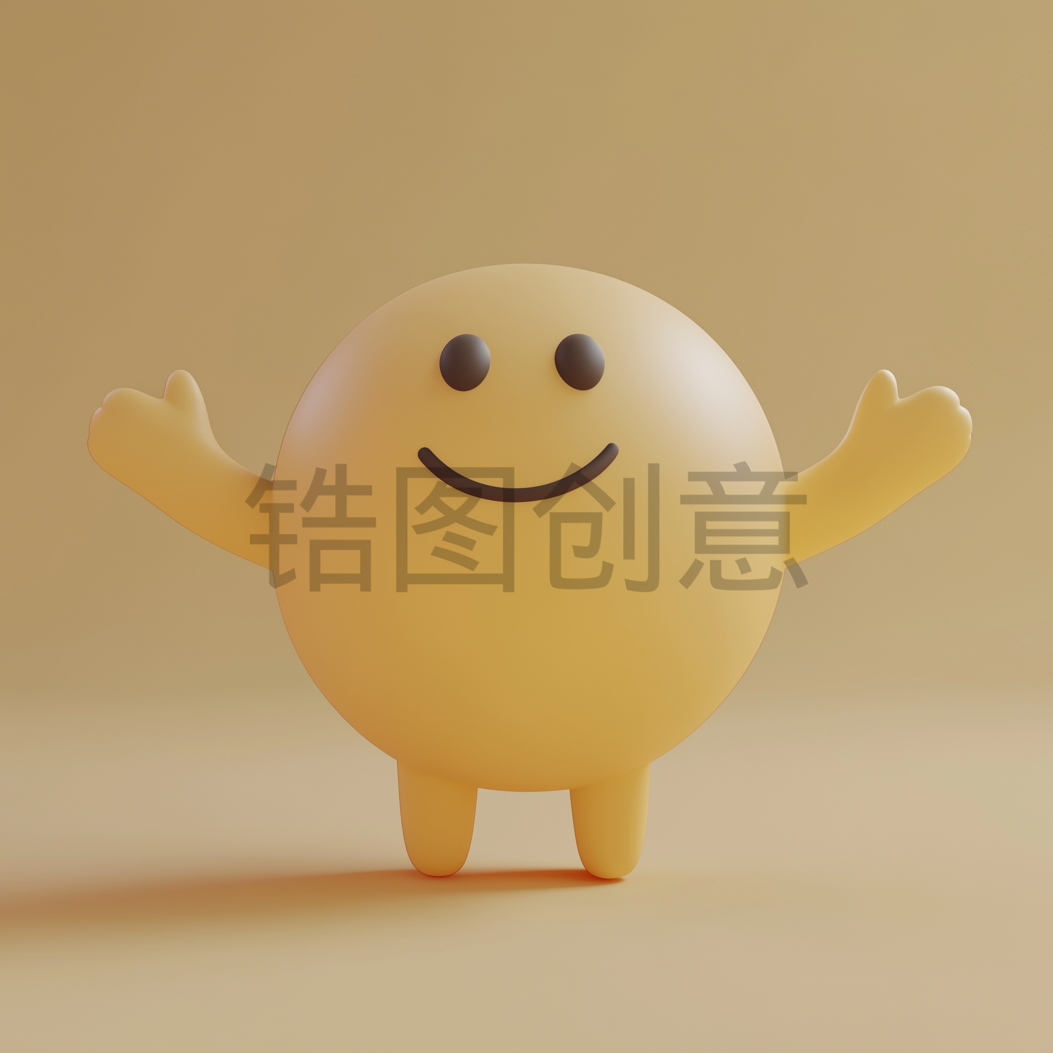 定设网-3d立体卡通小黄人元素