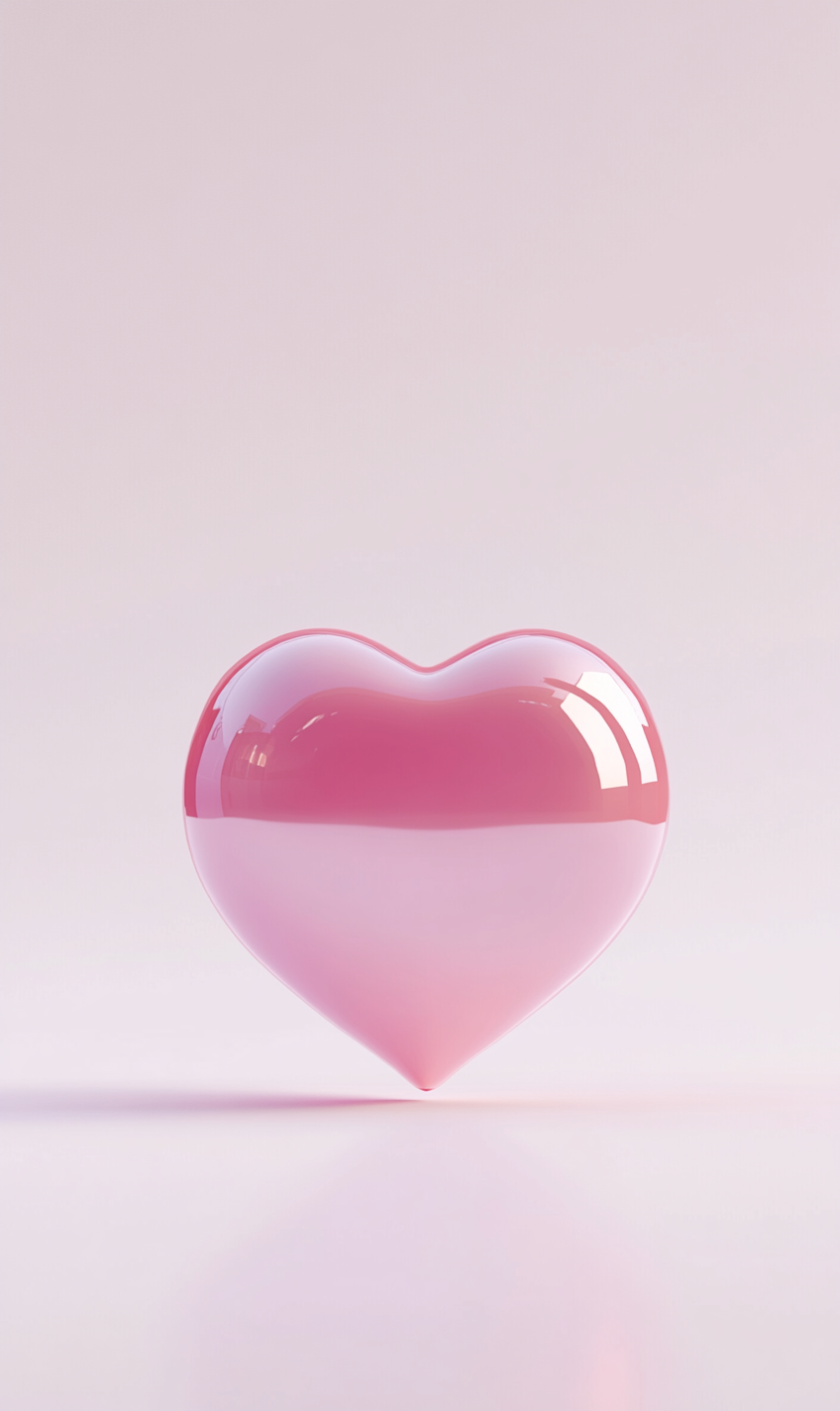 定设网-情人节促销活动3d立体浪漫爱心简约背景