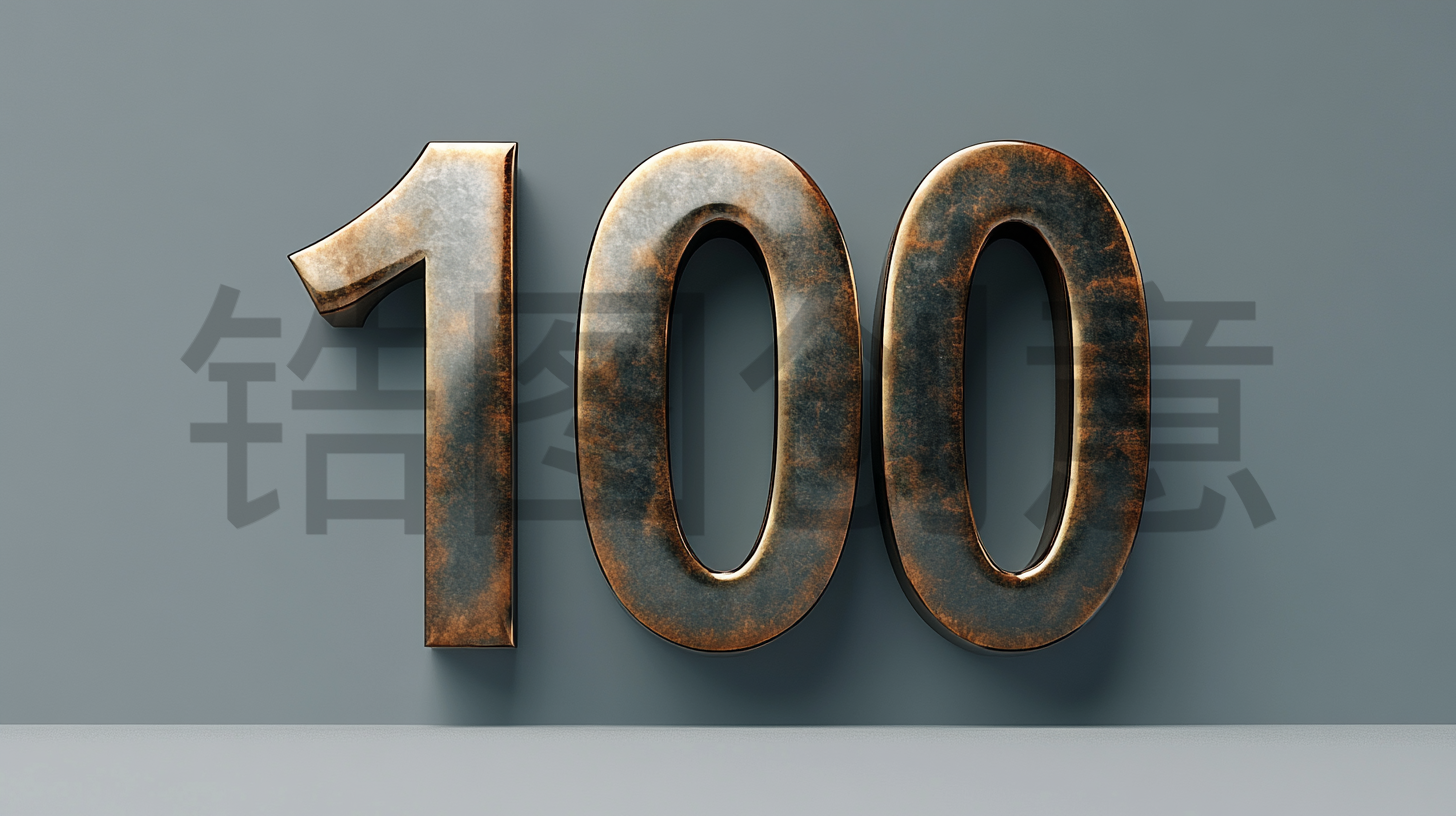定设网-3d立体金属数字100元素背景