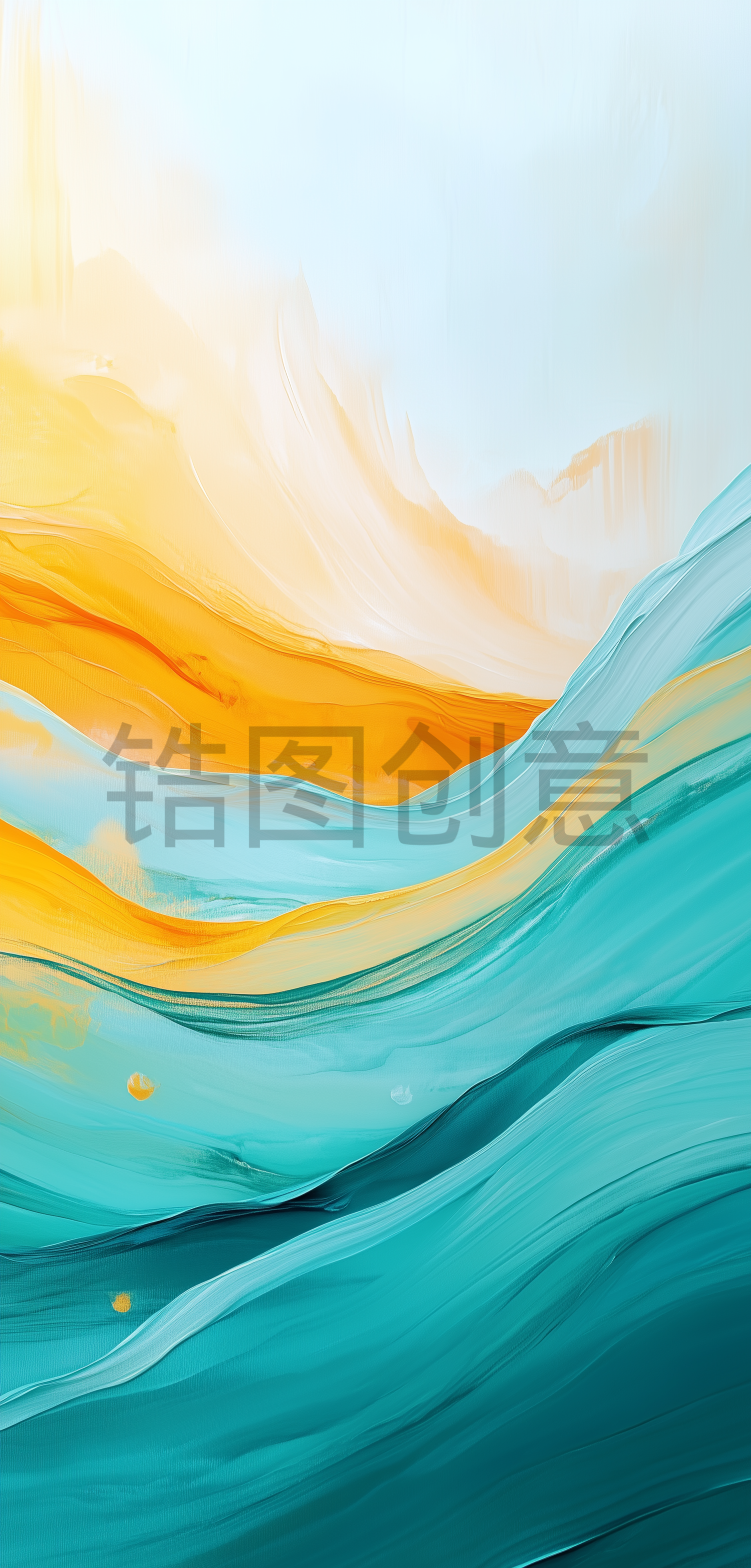 定设网-渐变抽象油画肌理纹理质感背景