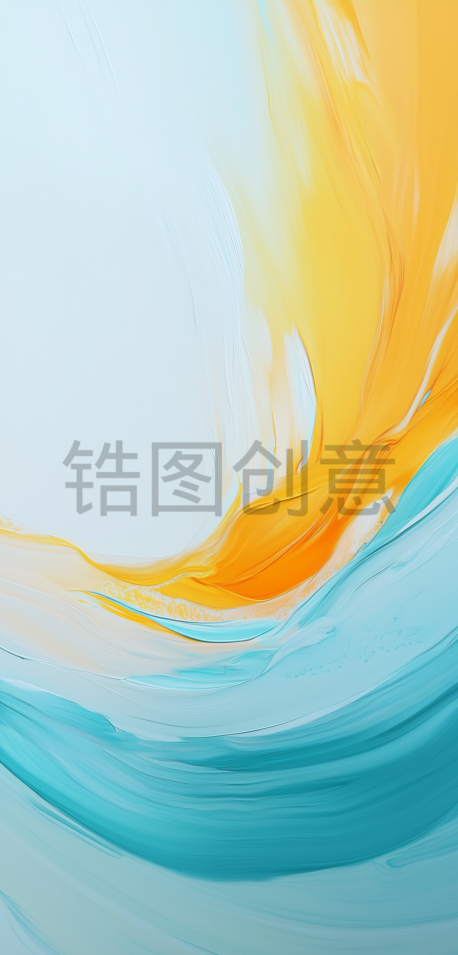 定设网-渐变抽象油画肌理纹理质感背景