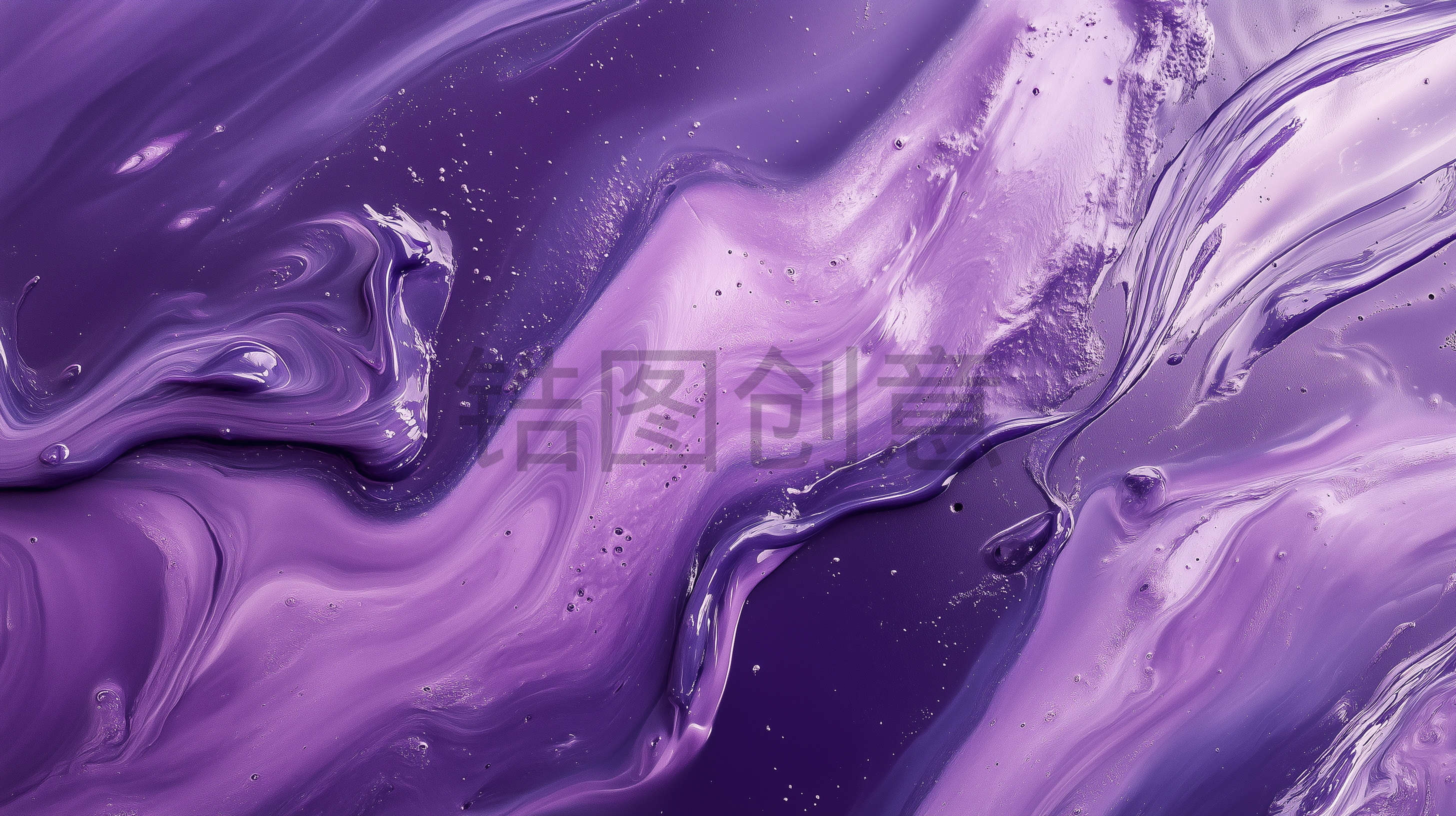 定设网-紫色渐变抽象颜料丙烯涂油画肌理纹理质感背景