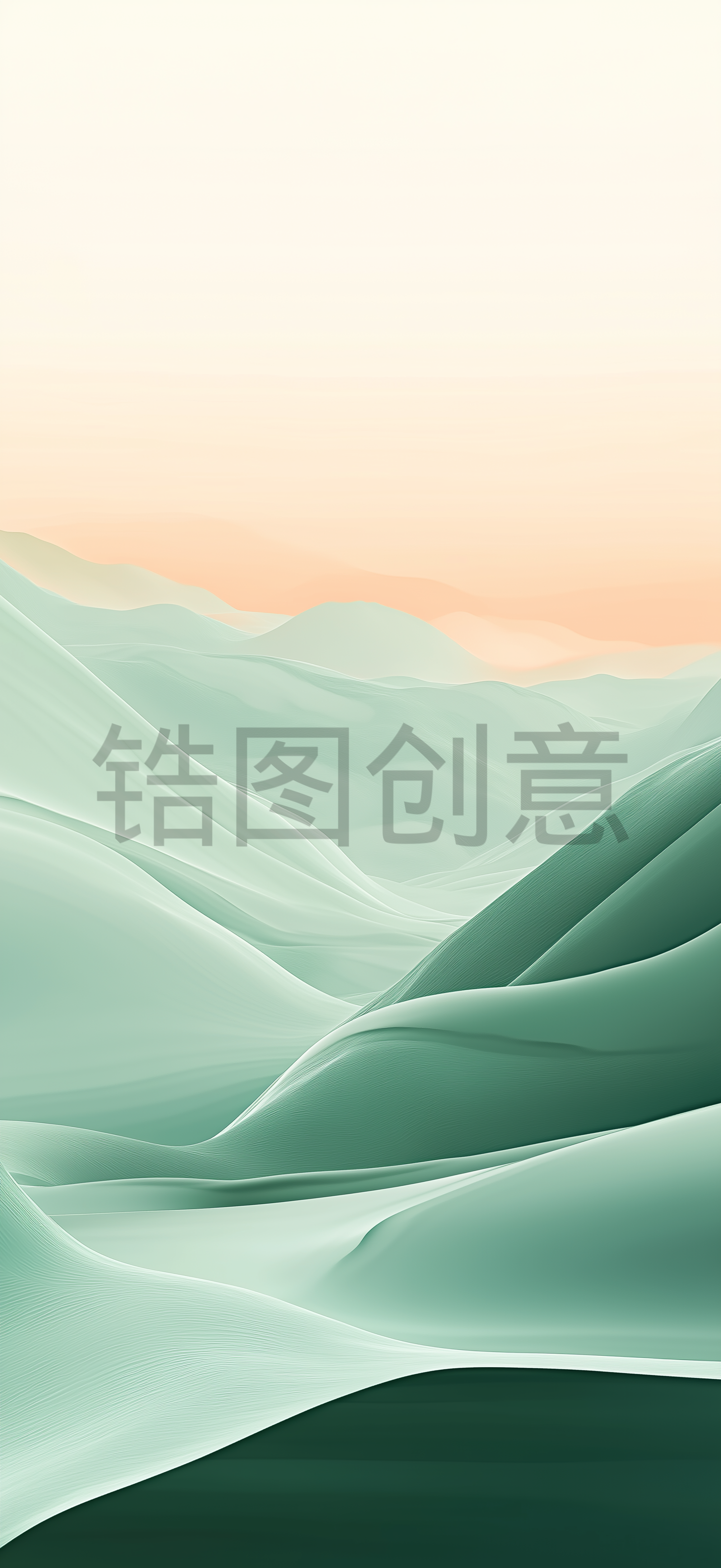定设网-山水意境质感肌理渐变背景素材