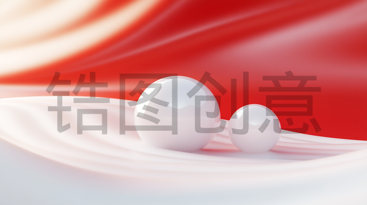 定设网-促销活动3d立球体简约展台背景