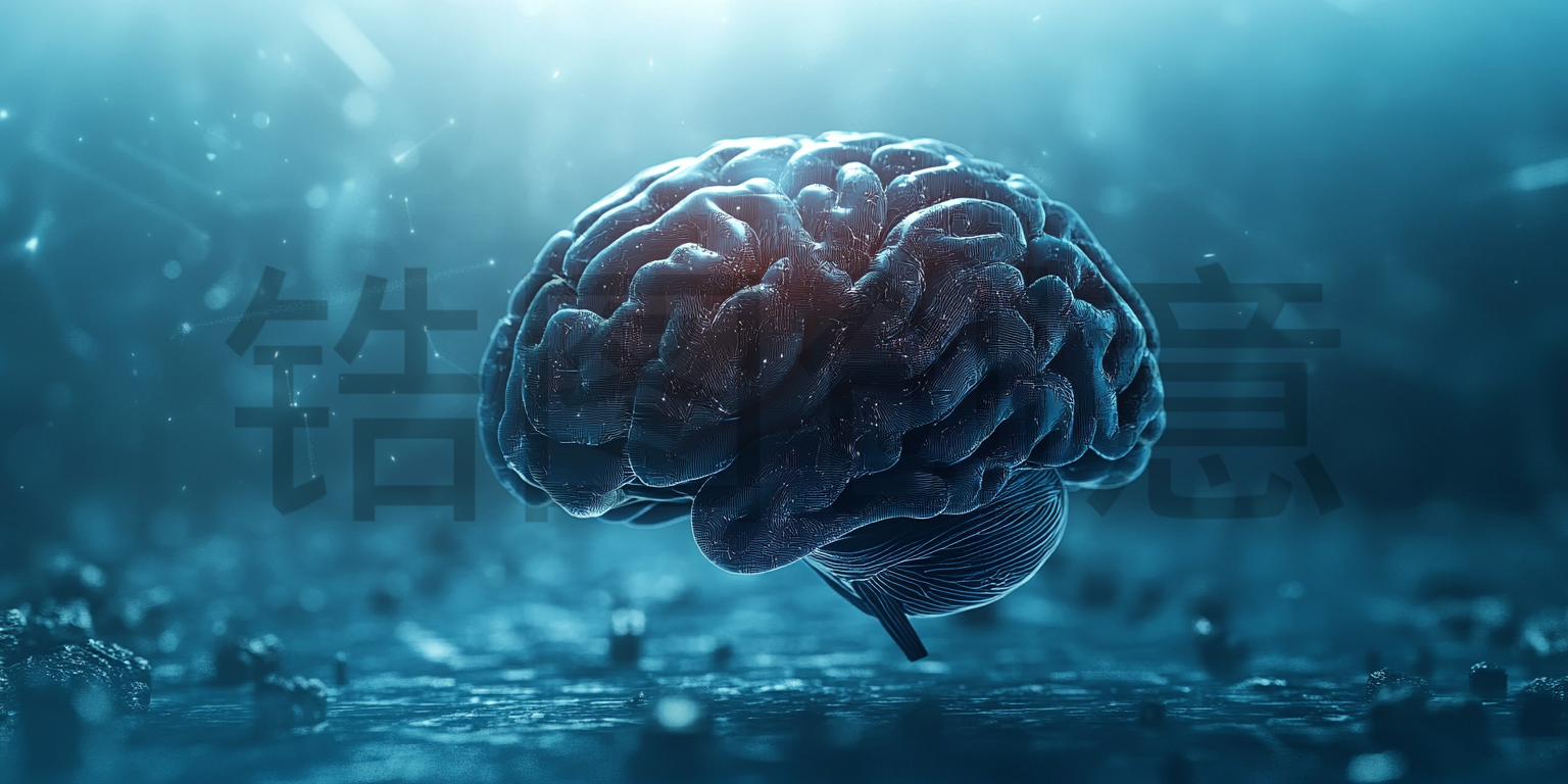 定设网-数字艺术量子计算人脑神经网络大脑结构科技技术背景