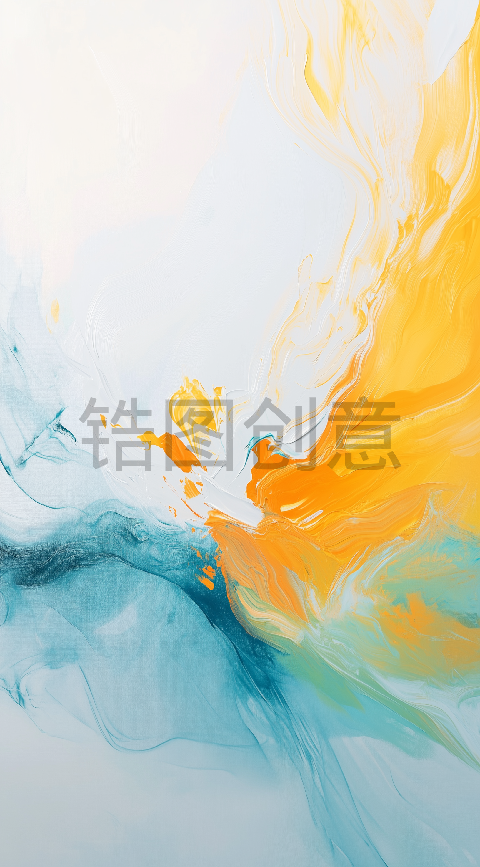 定设网-渐变抽象水彩油画丙烯肌理纹理质感背景