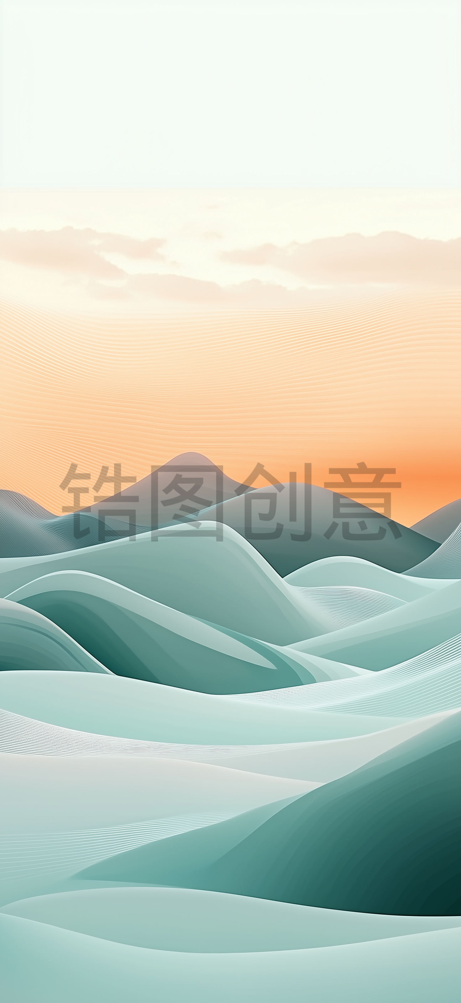 定设网-山水意境质感肌理背景素材