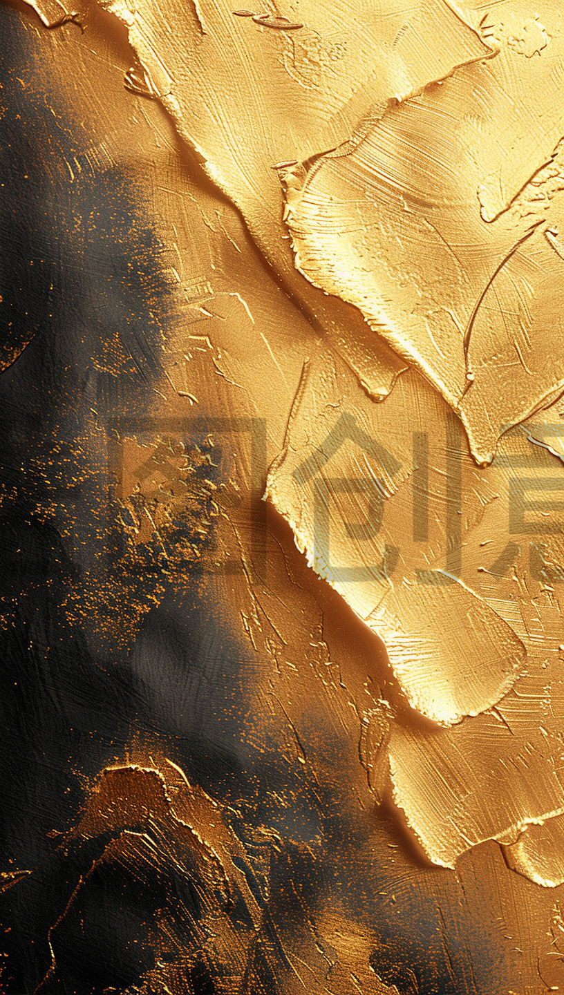 定设网-金色材质质感肌理背景