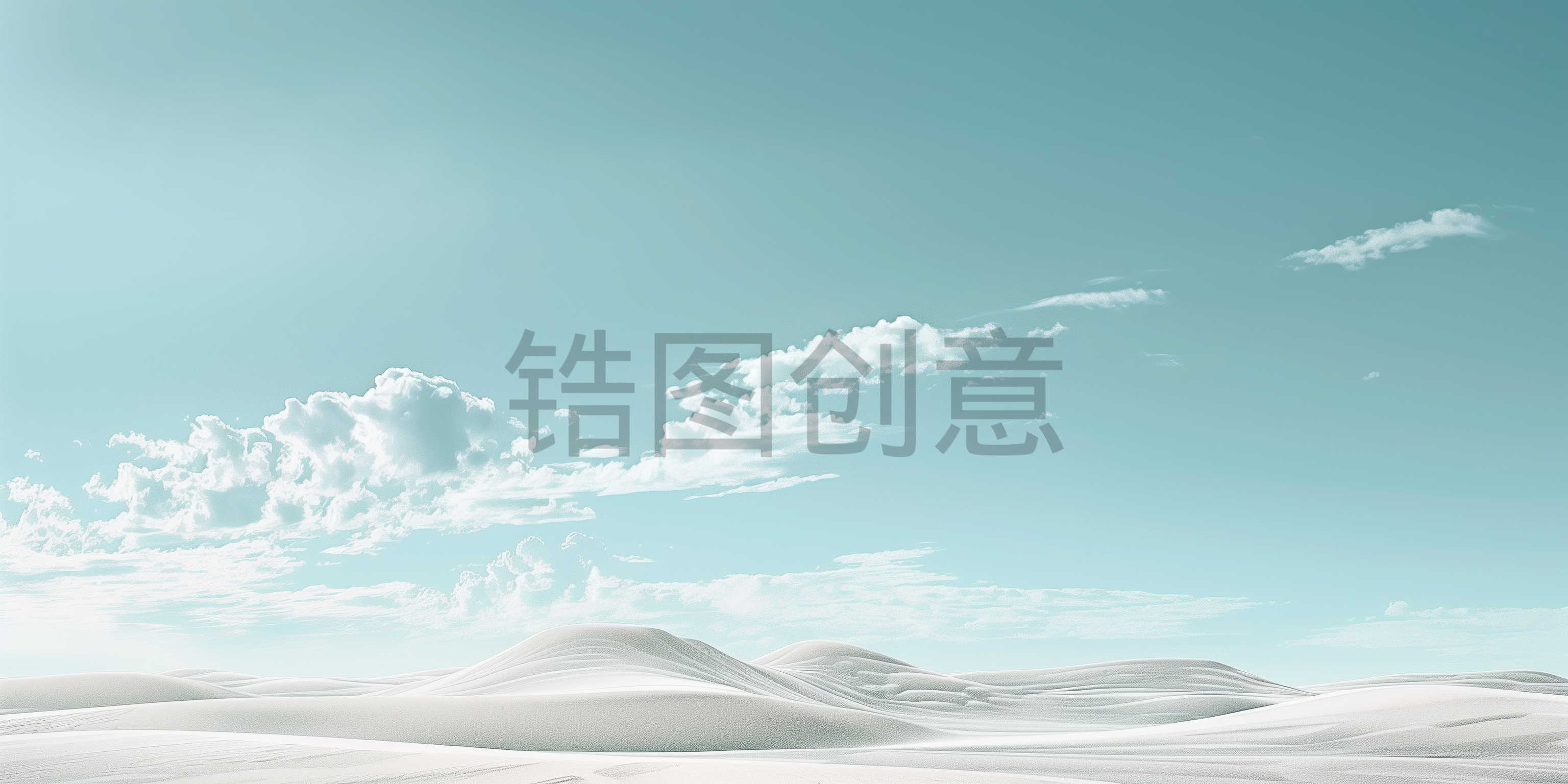 定设网-自然风光蓝天沙漠沙丘元素素材