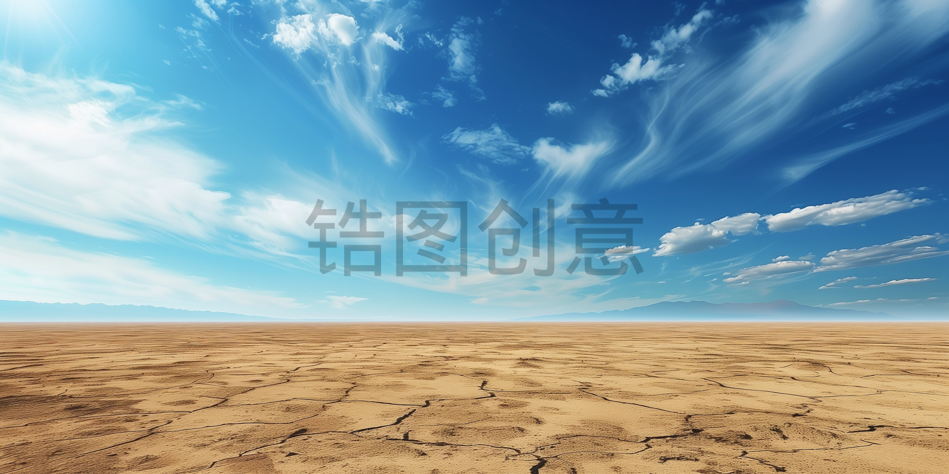 定设网-自然风光蓝天沙漠沙丘元素素材