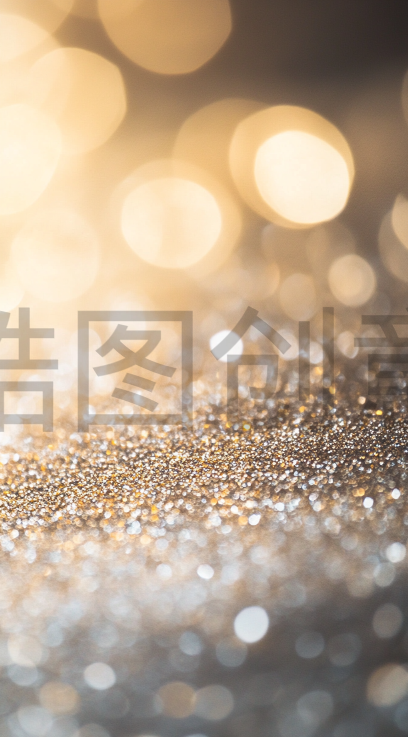 定设网-金色光斑光感金色颗粒感光效元素素材