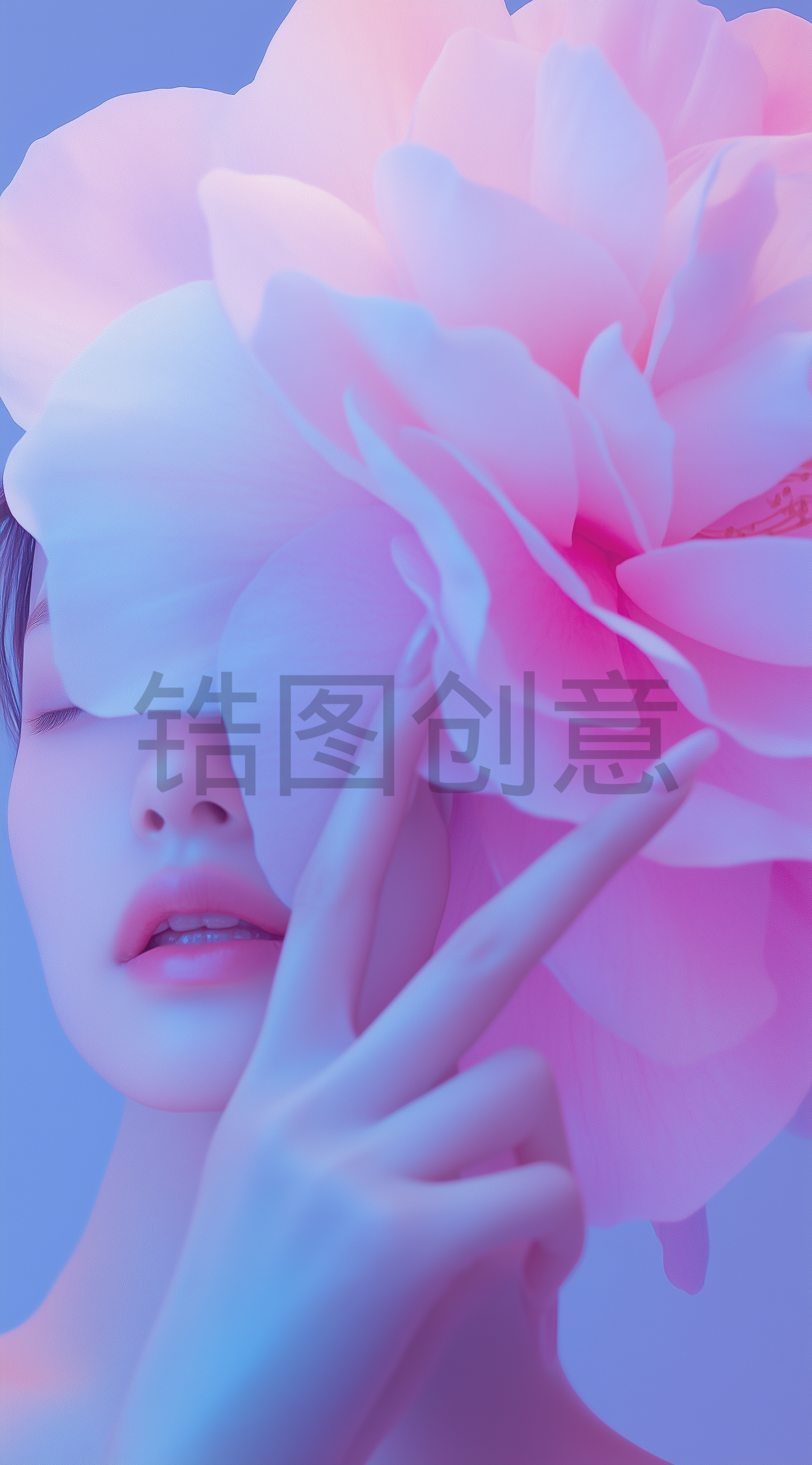 定设网-女神节妇女节母亲节女生节日人物元素背景