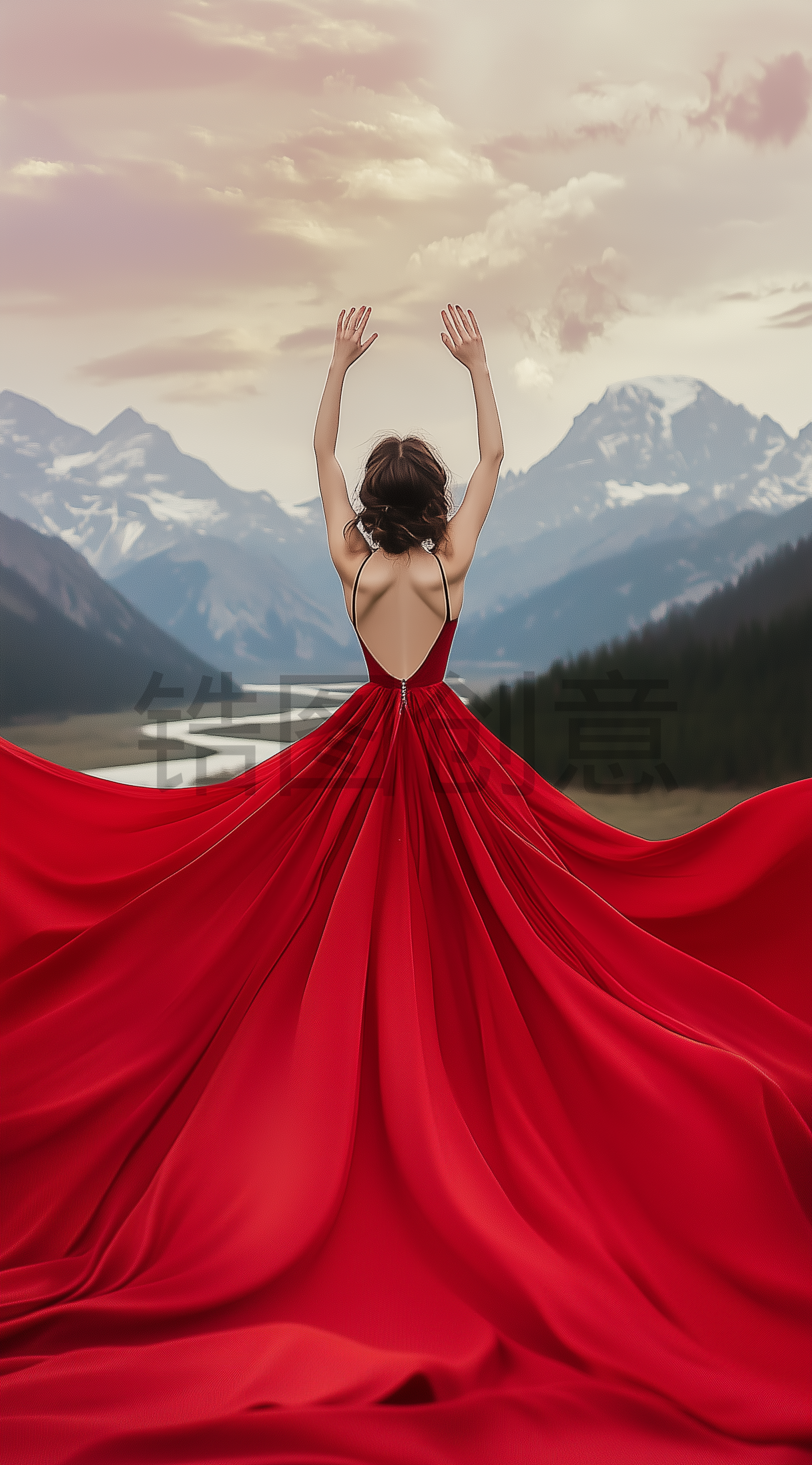 定设网-三八妇女节女神节女王节唯美浪漫人物背景图片