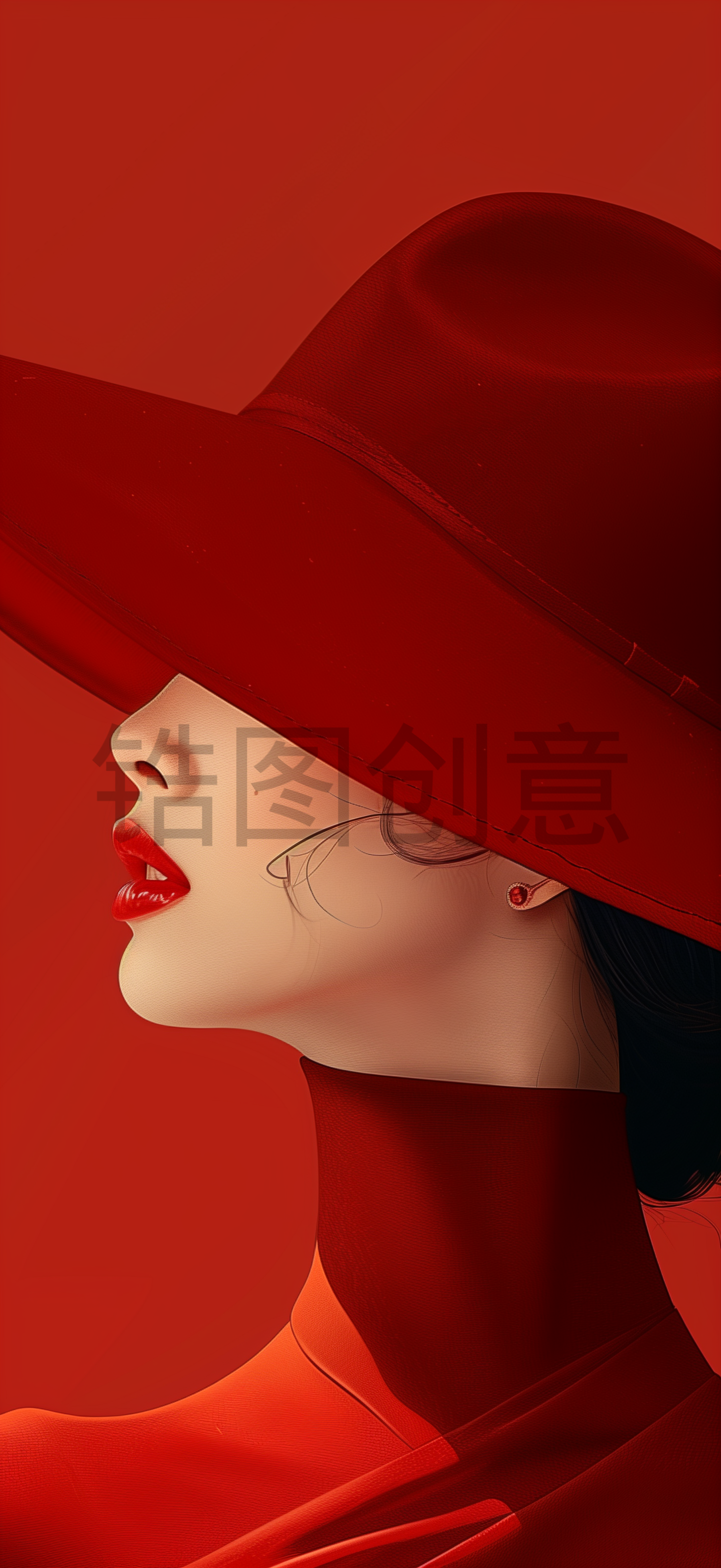 定设网-三八妇女节女神节女王节优雅唯美浪漫人物背景图片