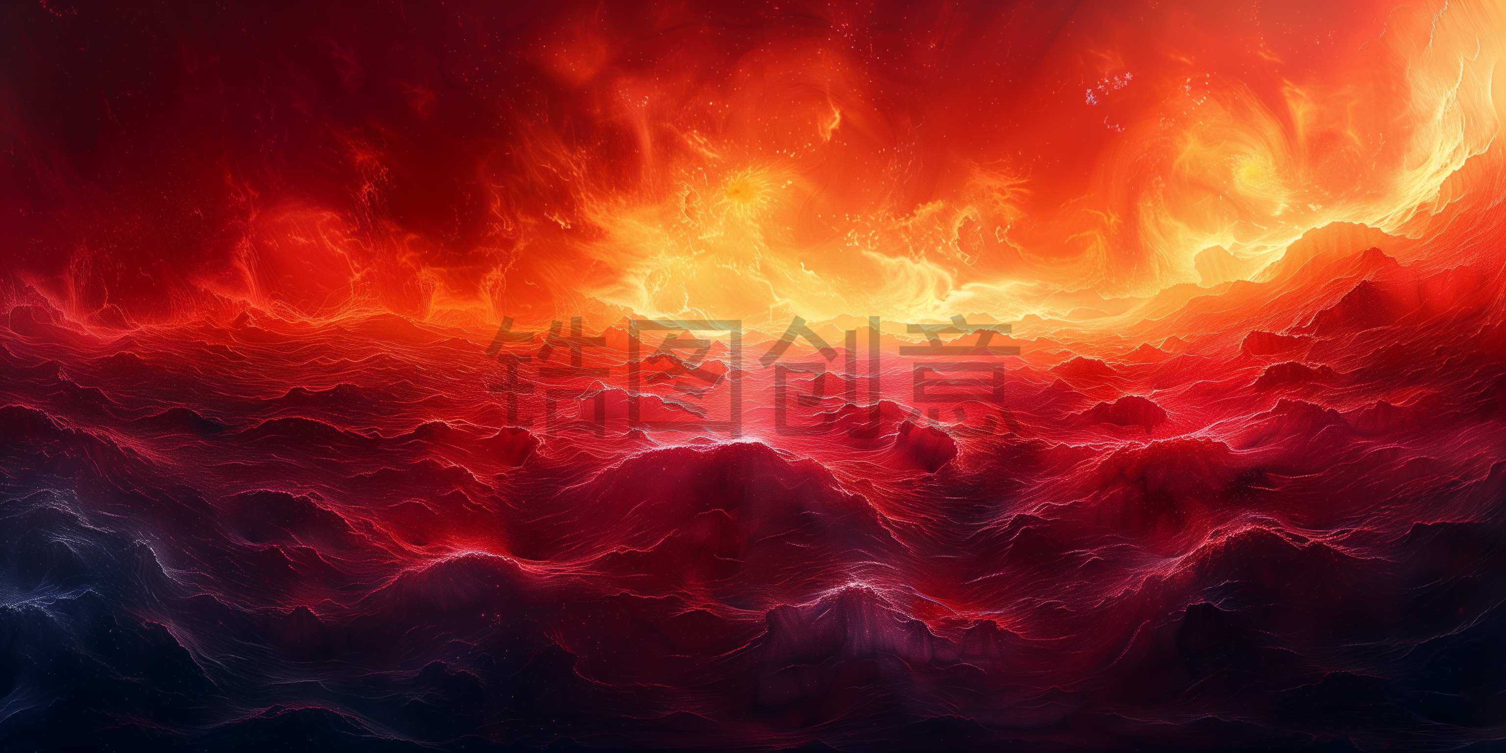 定设网-红色热烈抽象质感背景