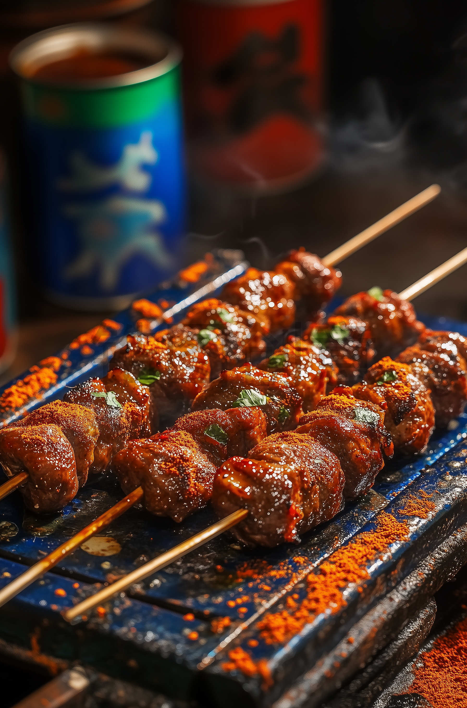 定设网-烧烤烤串撸串羊肉串牛肉串写实素材