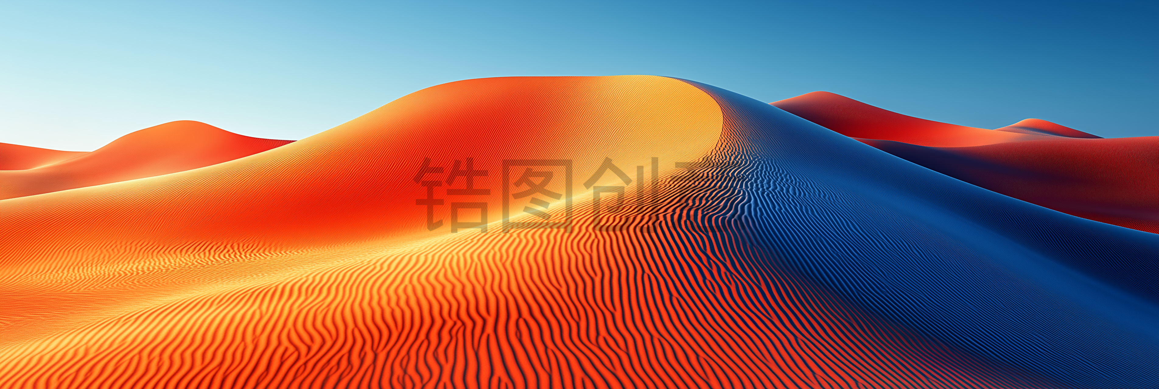 定设网-沙漠沙丘抽象肌理材质背景
