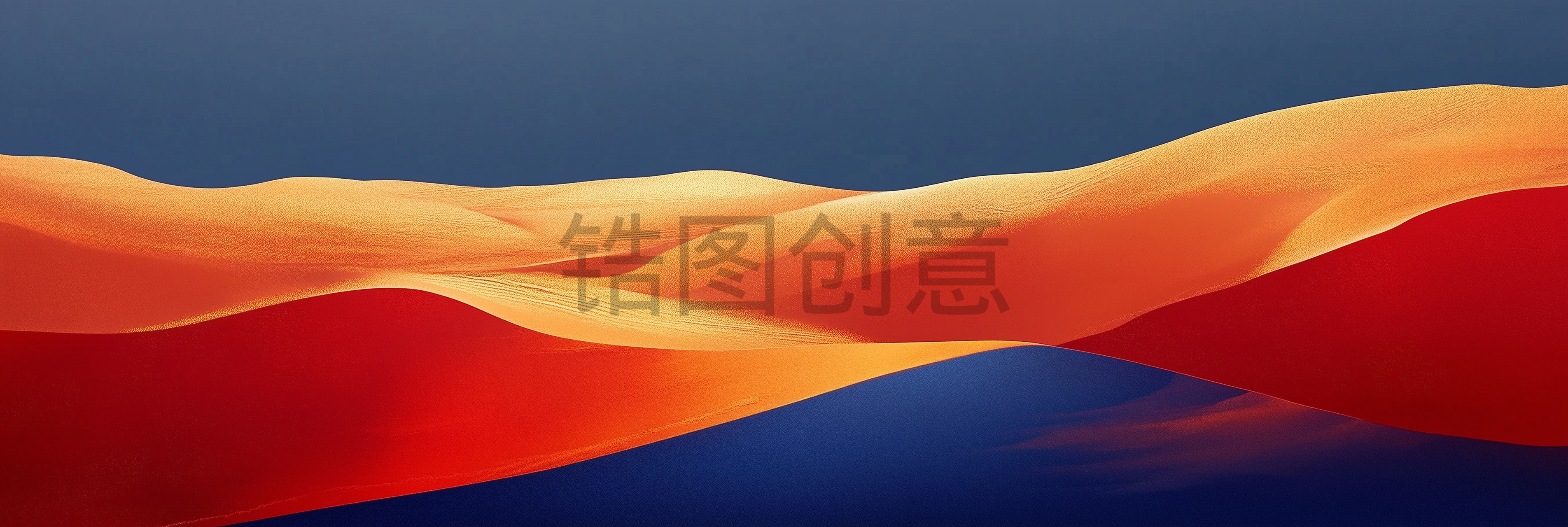 定设网-彩色渐变曲线波浪状质感抽象背景