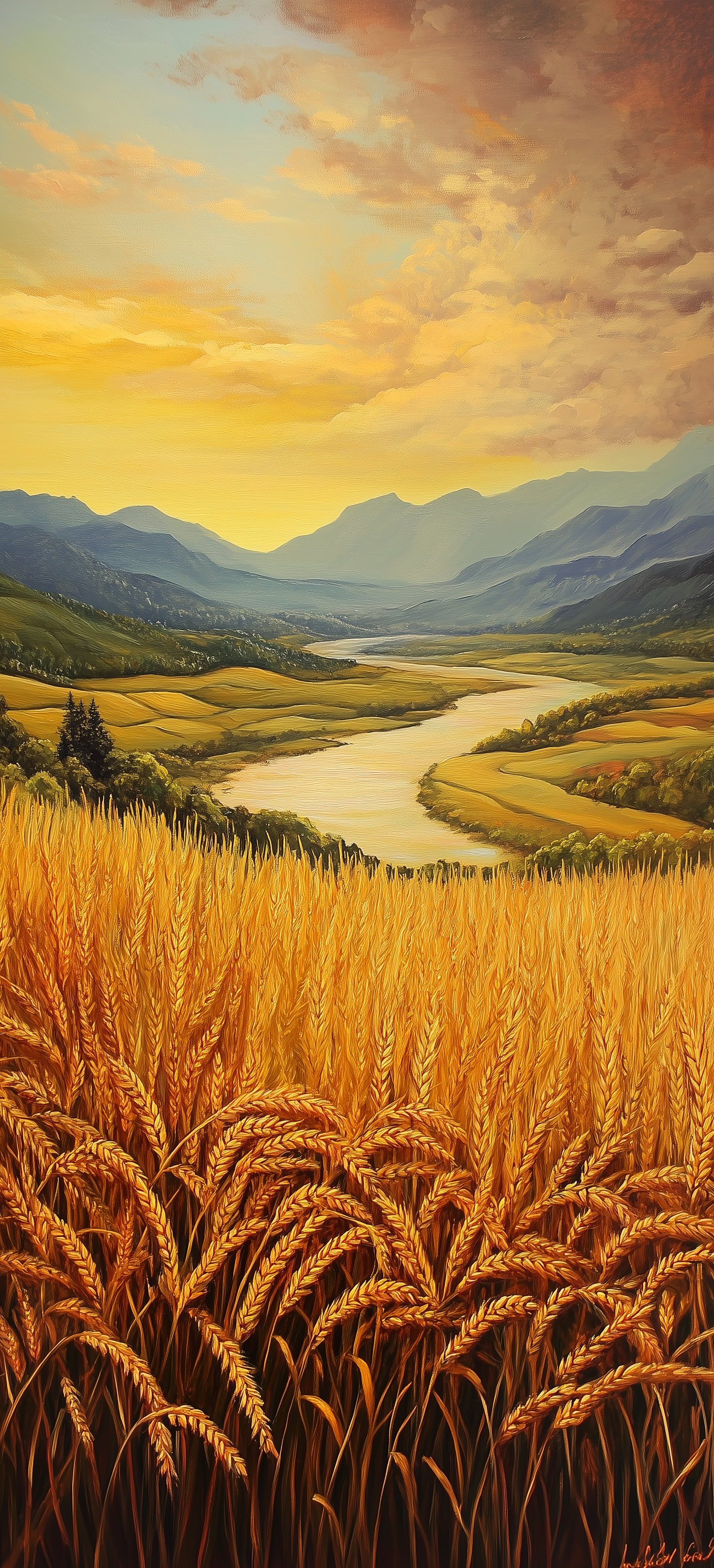 河盛好昭 『秋』 油彩画 F4 河盛好昭 『秋』 油彩画 F4 河盛好昭 『秋』 油彩画 F4 河盛好昭 『秋