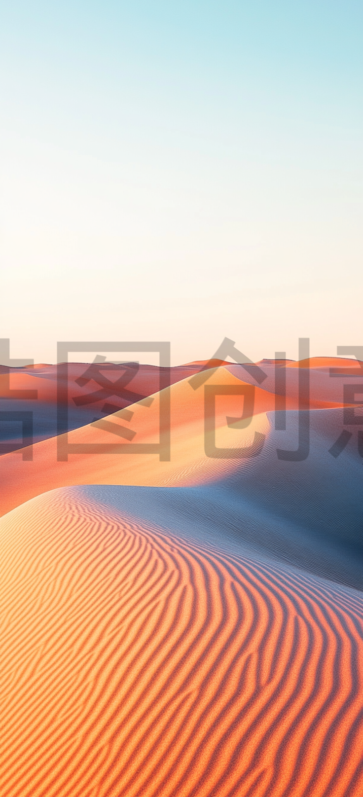 沙漠沙丘抽象流动曲线肌理材质背景