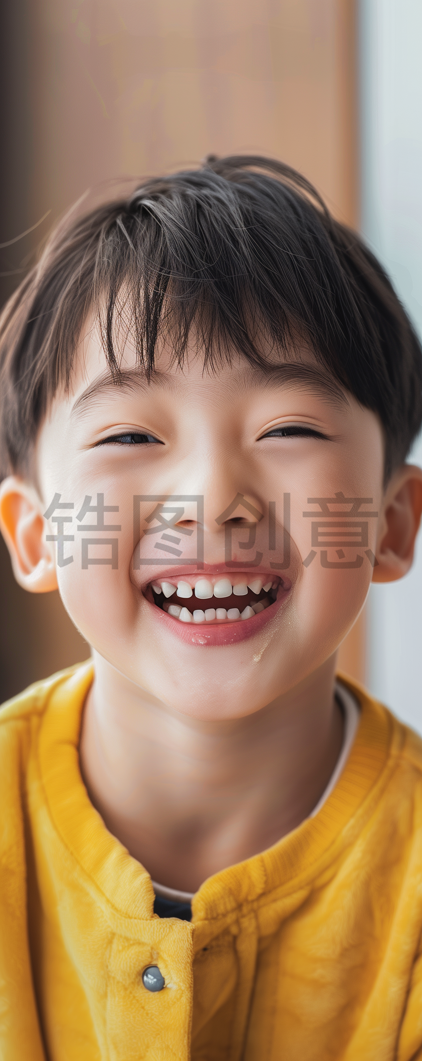 天真可爱儿童小男孩亚洲人像人物模特