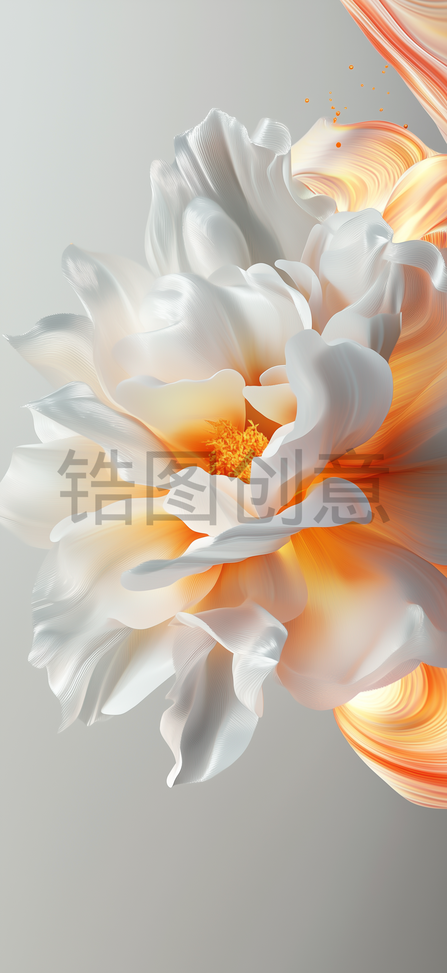 质感花瓣形状背景素材