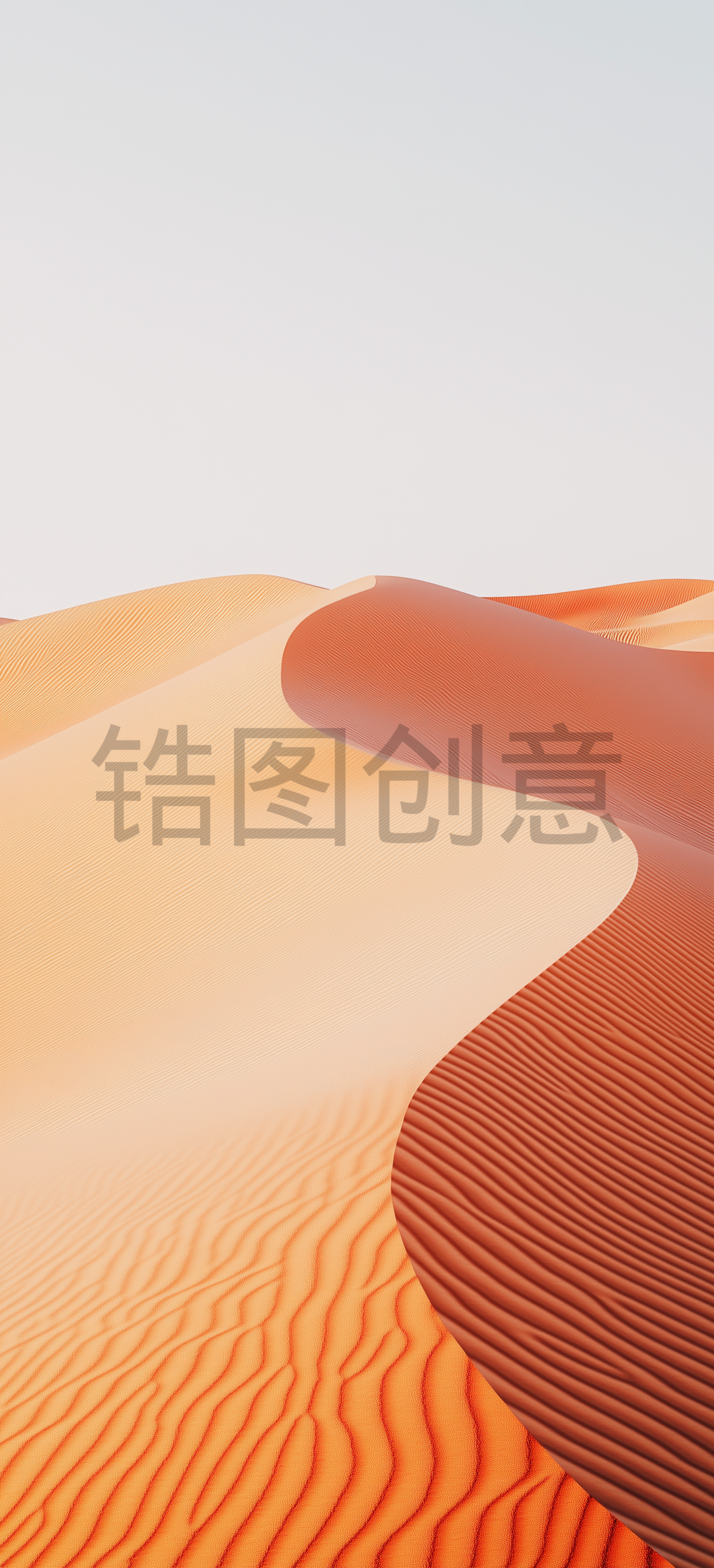 定设网-沙漠沙丘抽象流动曲线肌理材质背景
