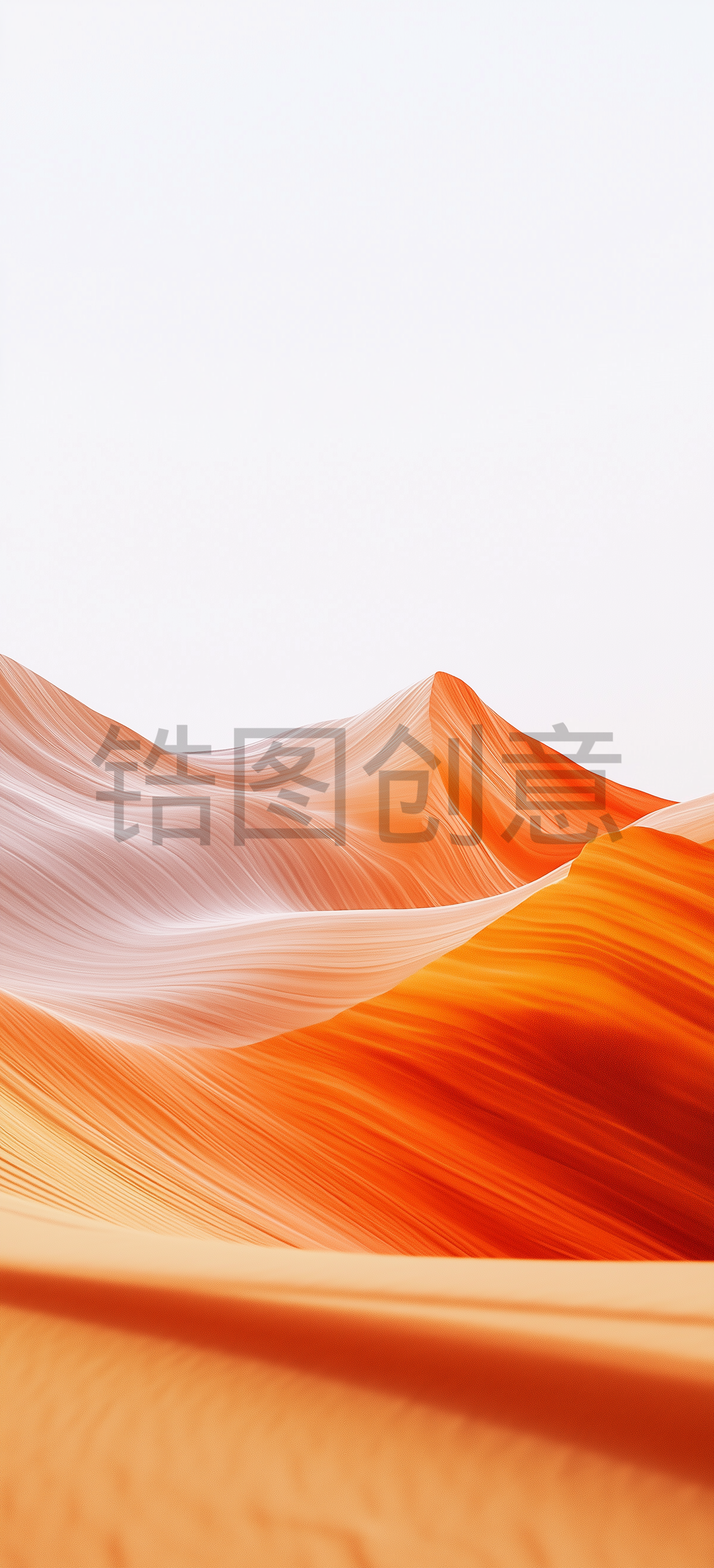 定设网-沙漠沙丘抽象流动曲线肌理材质背景
