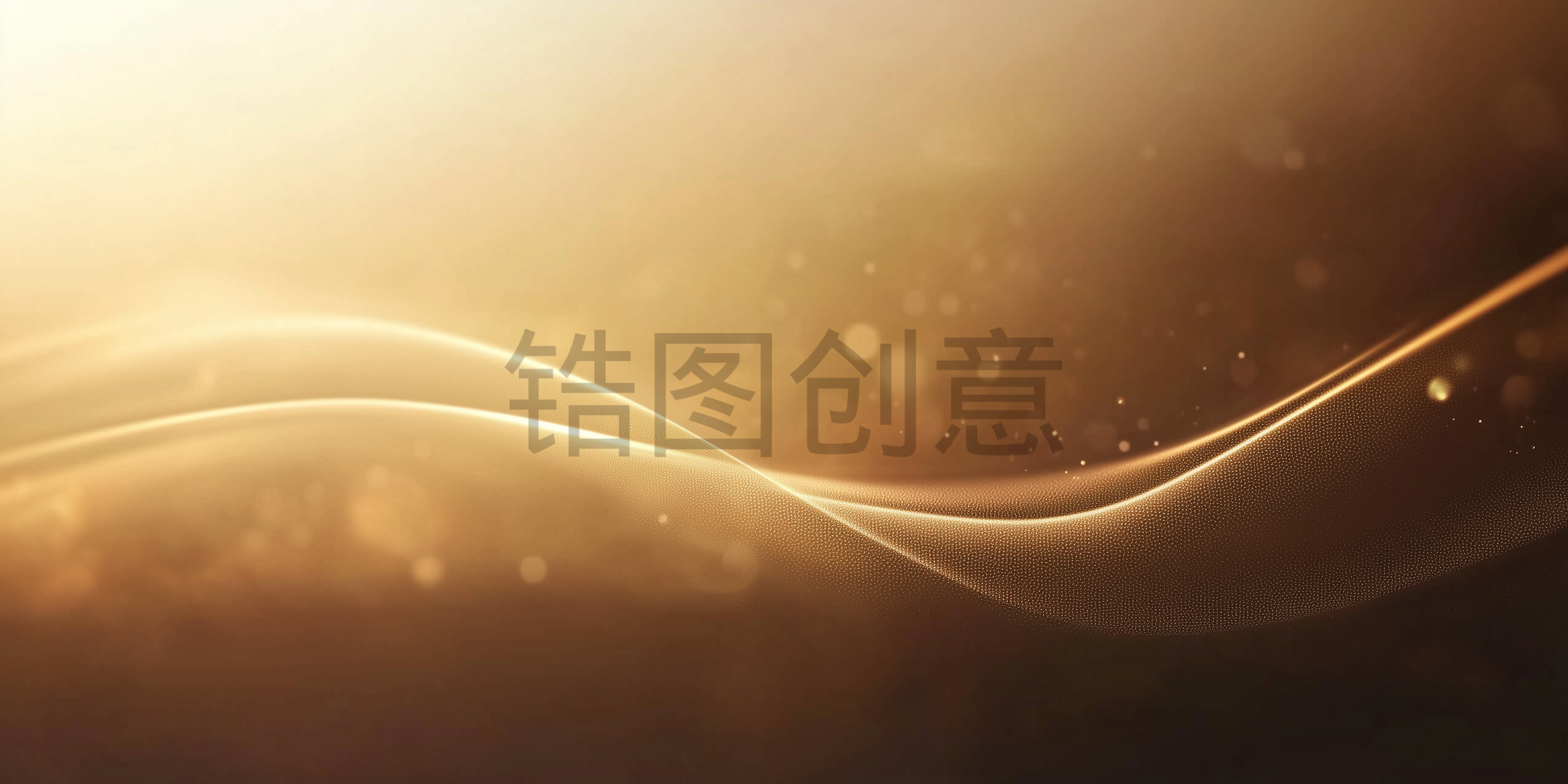 波浪流动曲线抽象肌理质感棕色咖色渐变背景