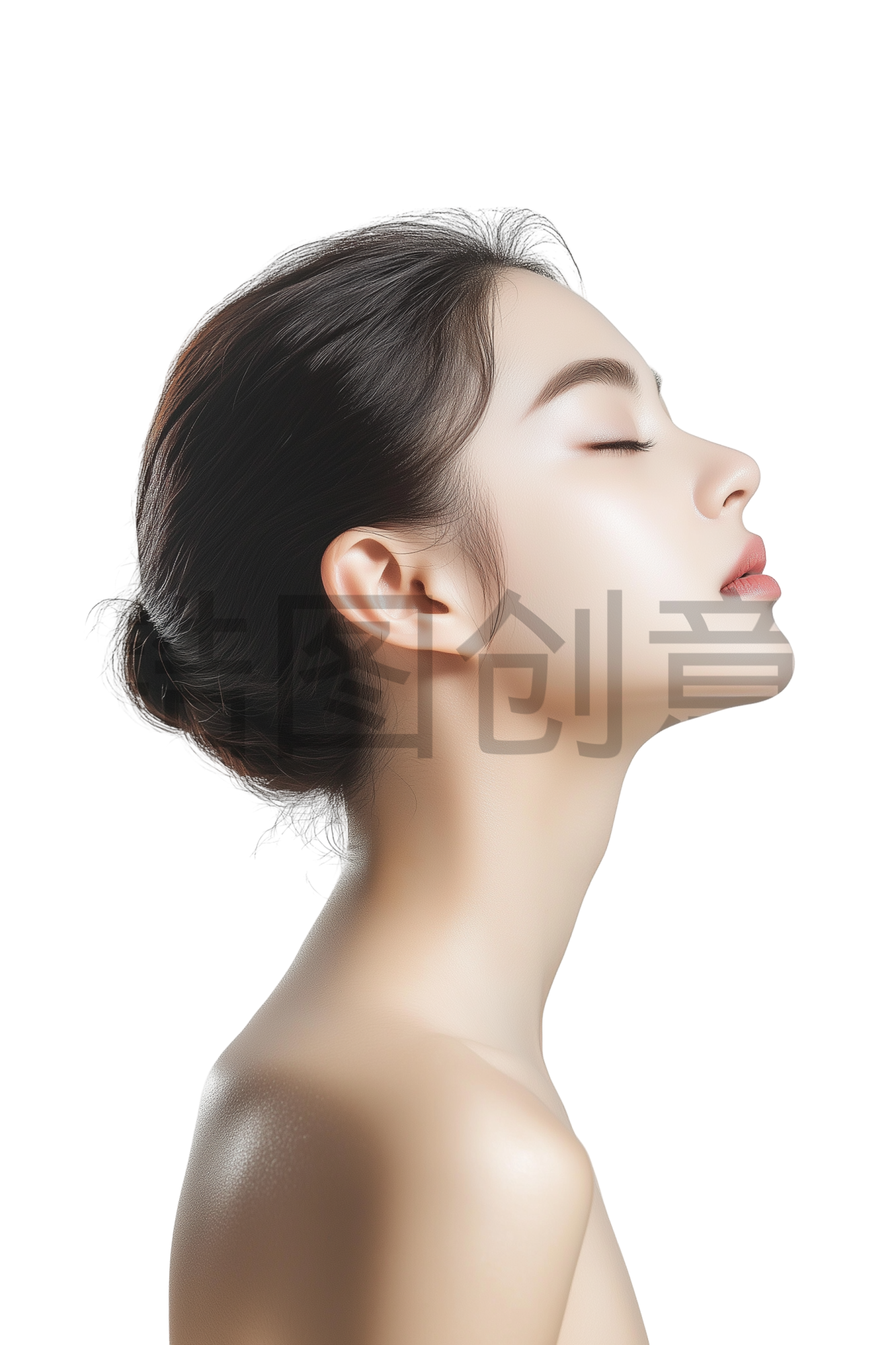 定设网-亚洲化妆美妆彩妆整容美容护肤模特明星肤感质感人物免扣png素材