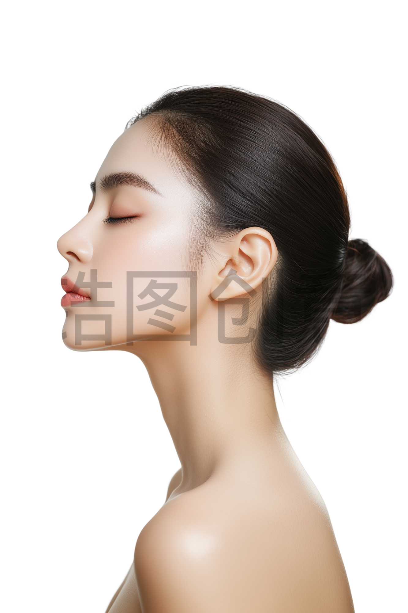 定设网-亚洲化妆美妆彩妆整容美容护肤模特明星肤感质感人物免扣png素材