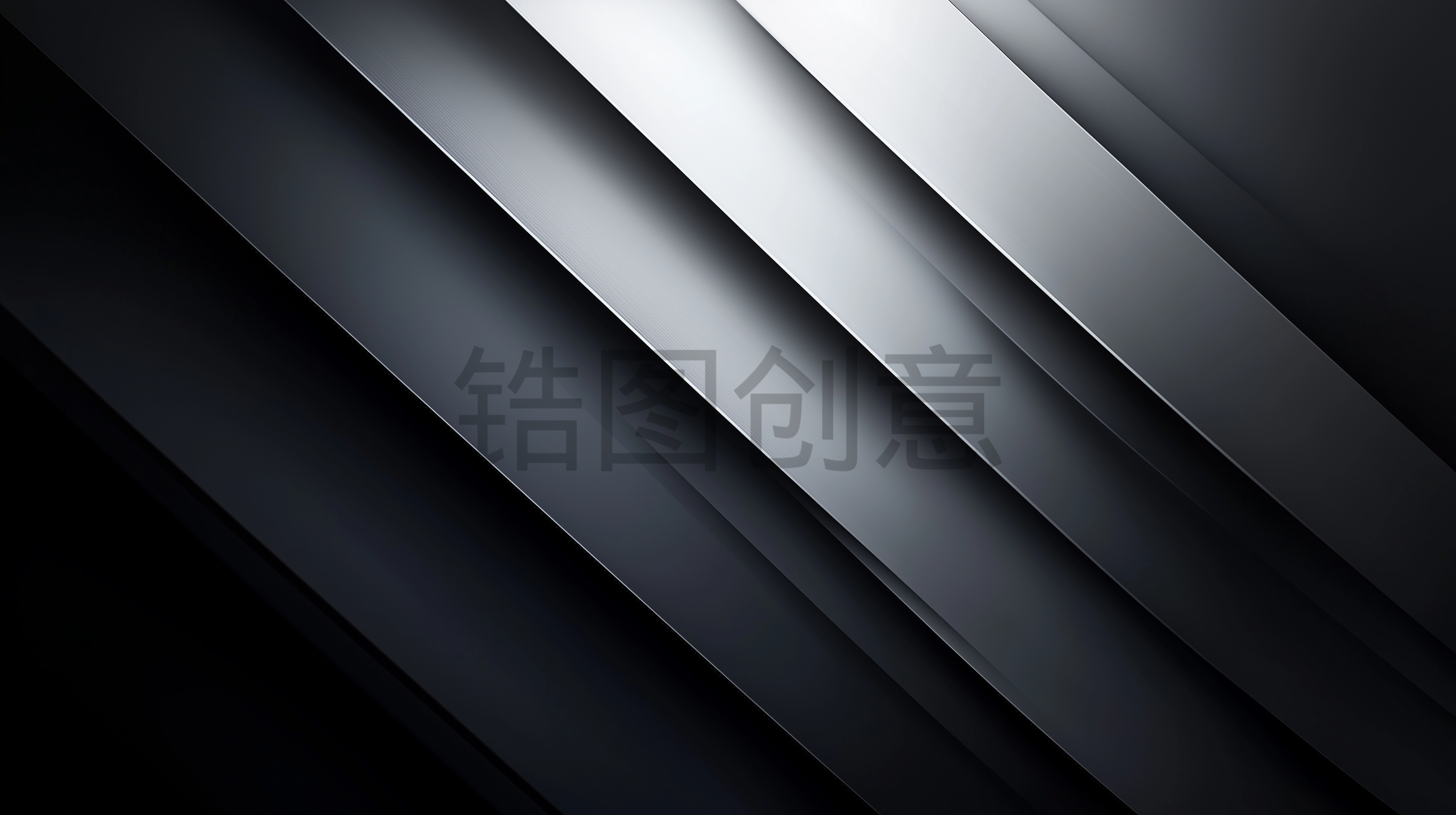 深灰色银色渐变肌理质感抽象背景