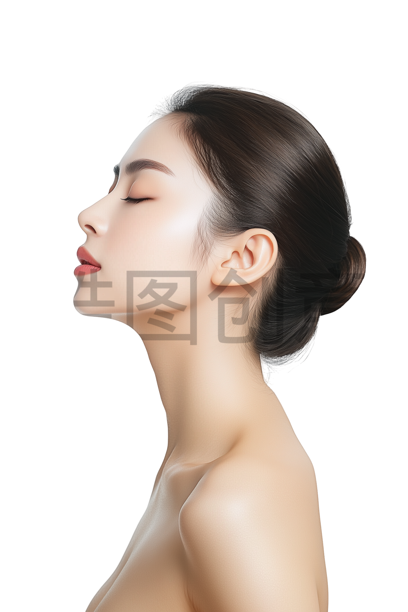 定设网-亚洲化妆美妆彩妆整容美容护肤模特明星肤感质感人物免扣png素材