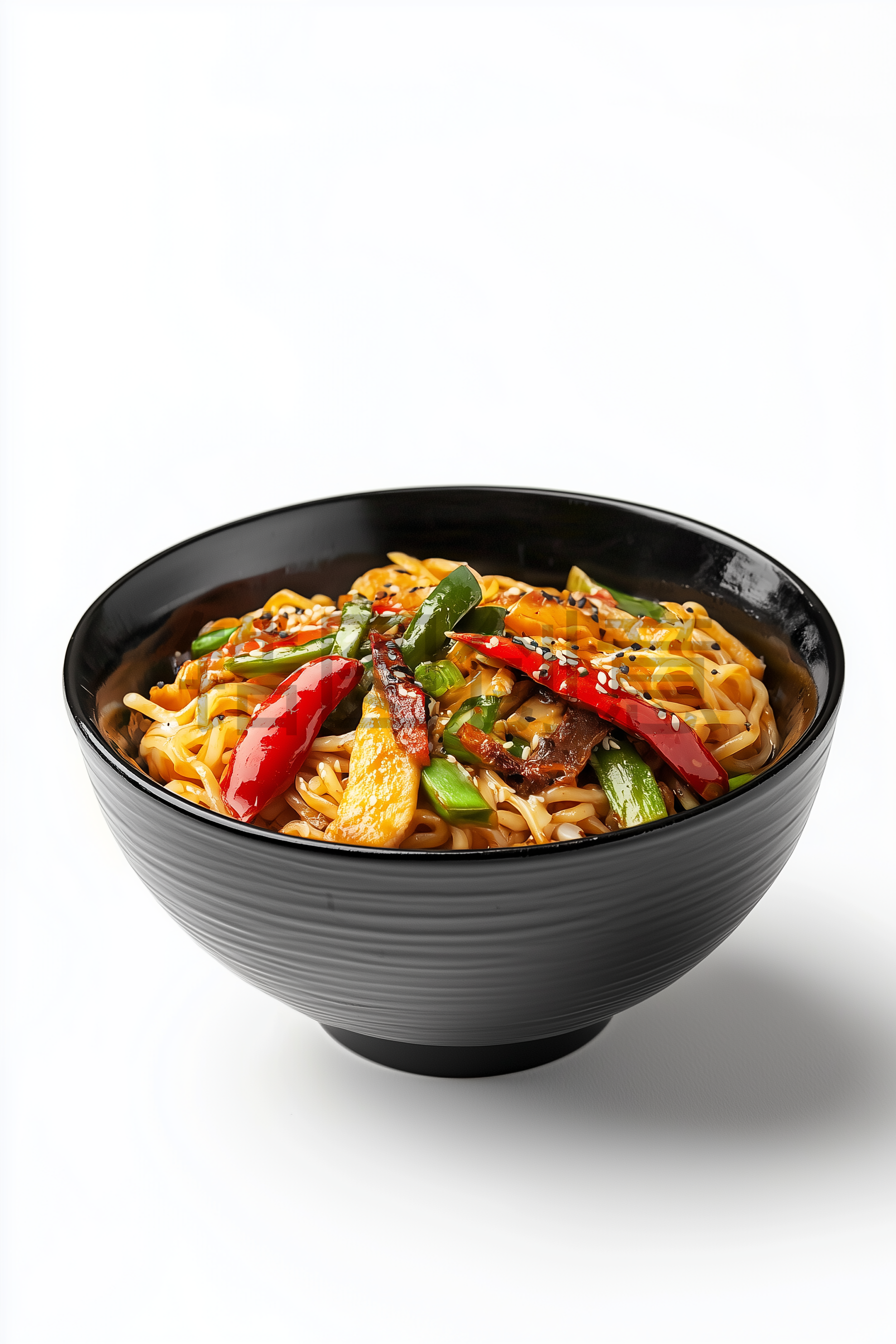 粉类炒面美食食物面条素材