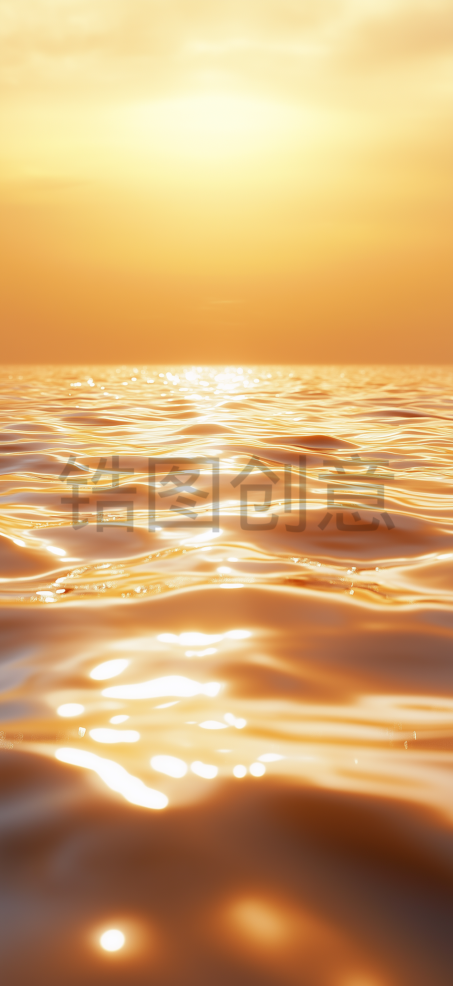 金色渐变水纹波纹波浪纹理质感背景