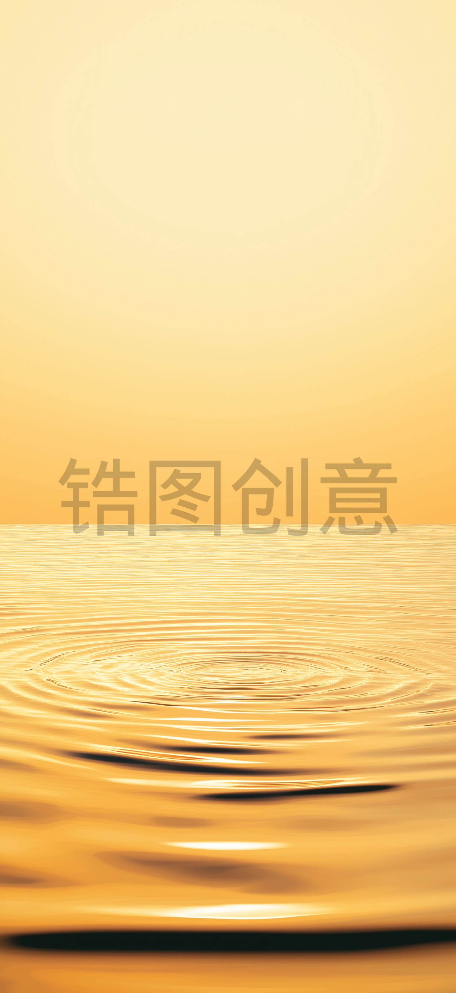 金色渐变水纹波纹波浪纹理质感背景